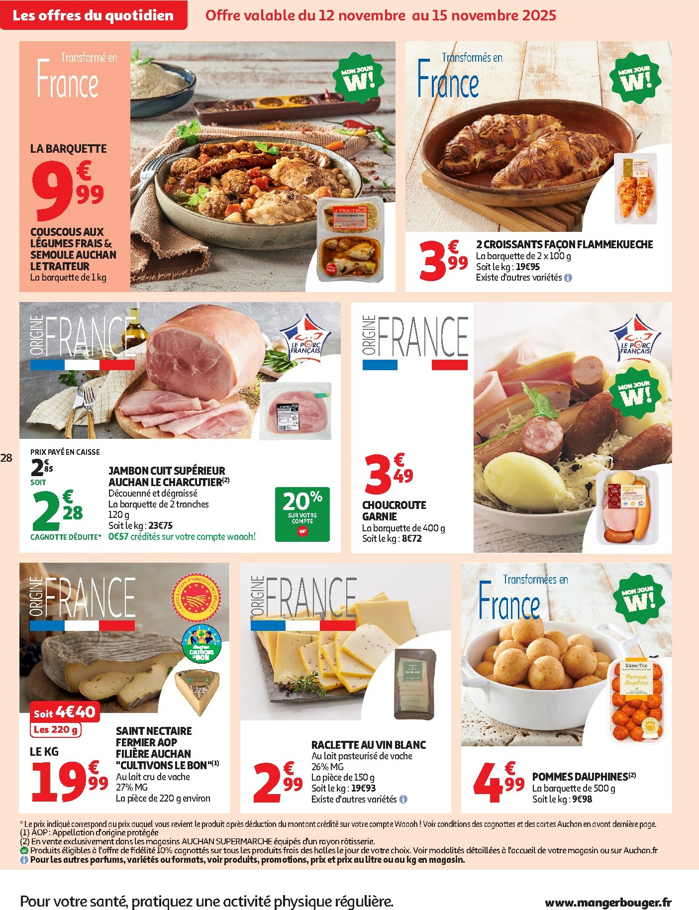 auchan - Catalogue Auchan supermarché valable du 12/11 au 22/11 - page: 28