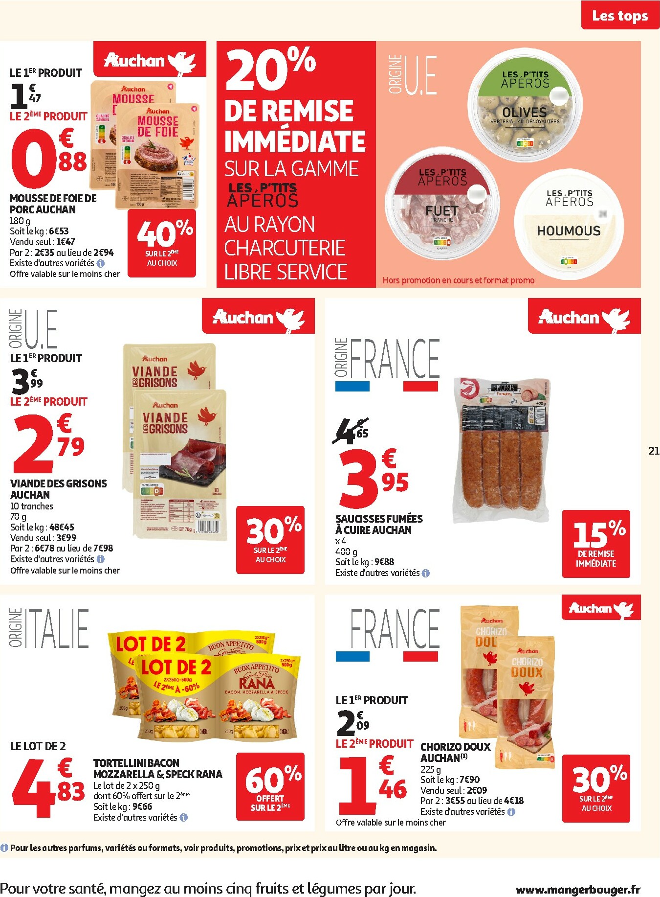 auchan - Catalogue Auchan supermarché valable du 12/11 au 22/11 - page: 21
