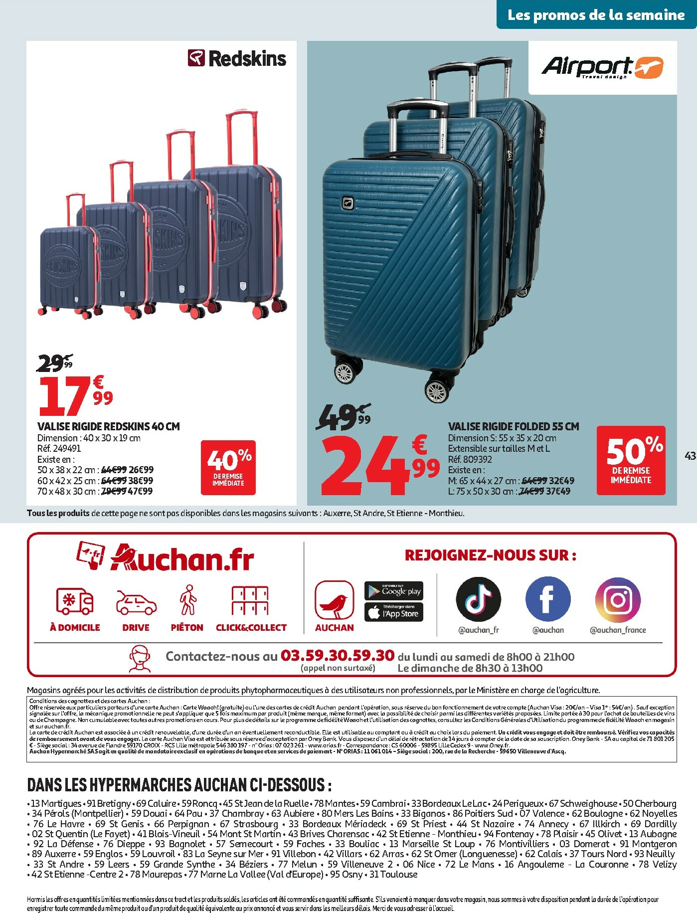 auchan - Catalogue Auchan valable du 12/11 au 23/11 - page: 43