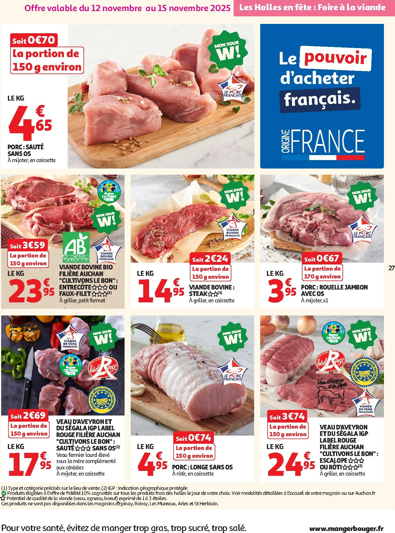 auchan - Catalogue Auchan valable du 12/11 au 23/11 - page: 27