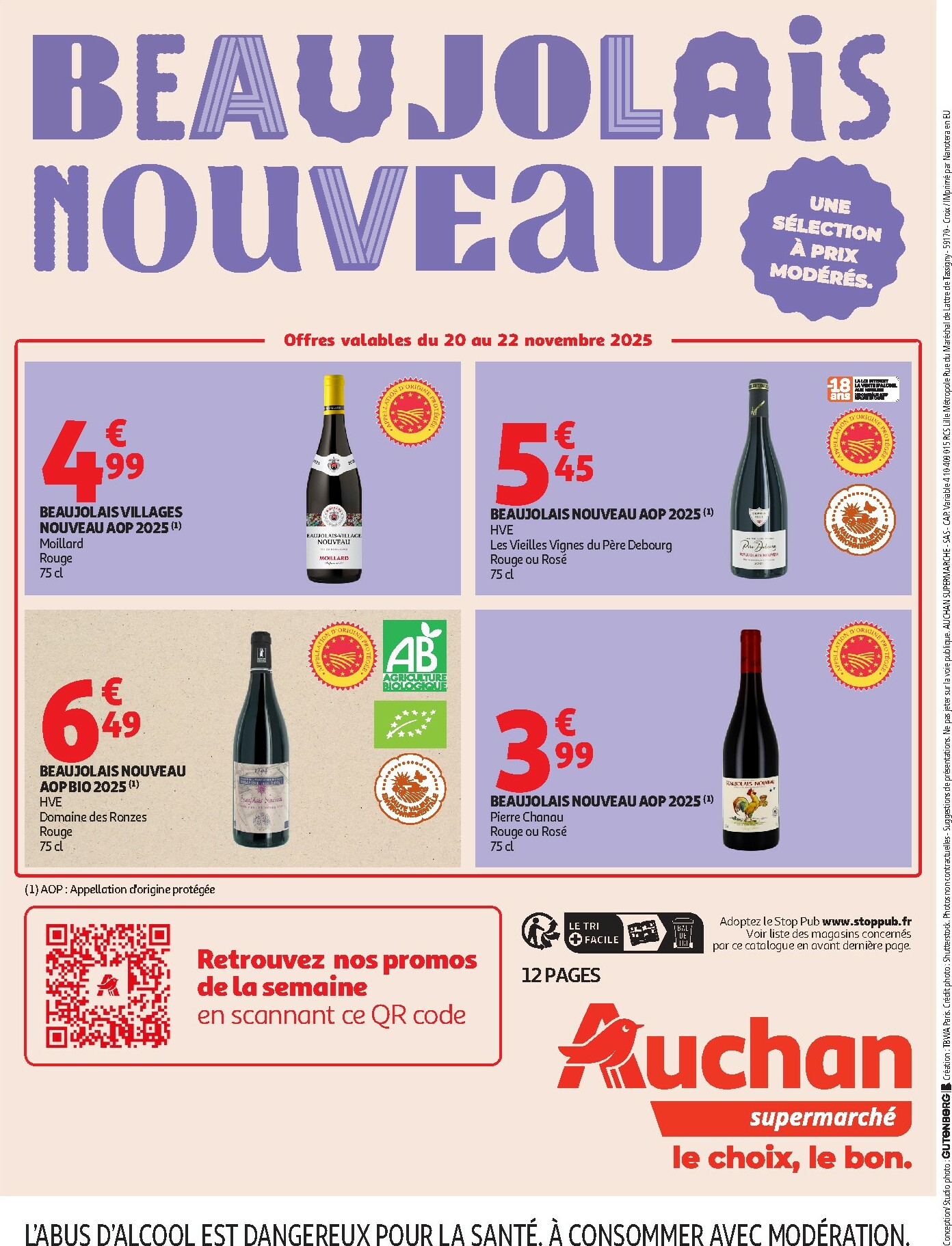 auchan - Catalogue Auchan Supermarché valable du 18/11 au 22/11 - page: 12