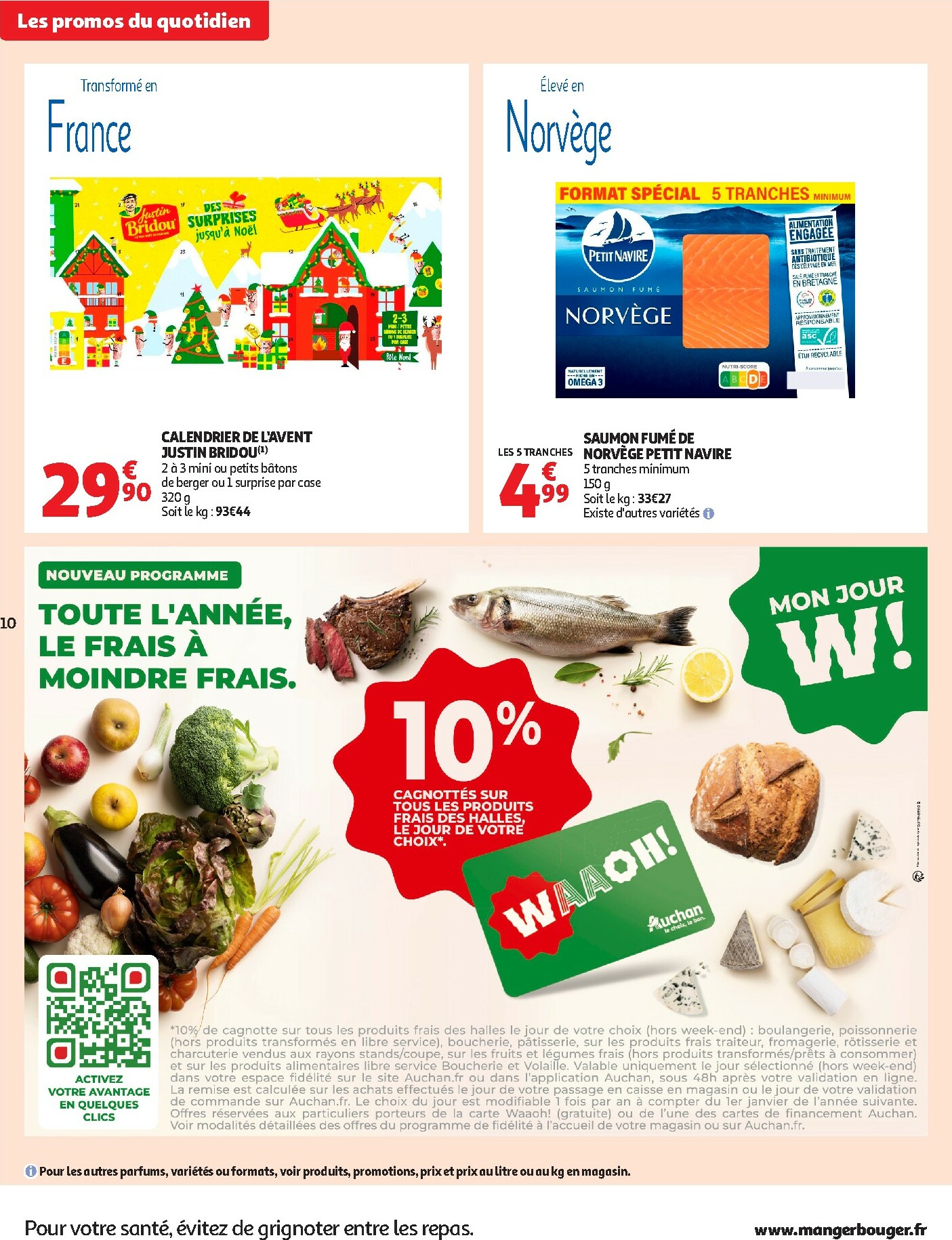 auchan - Catalogue Auchan Supermarché valable du 18/11 au 22/11 - page: 10