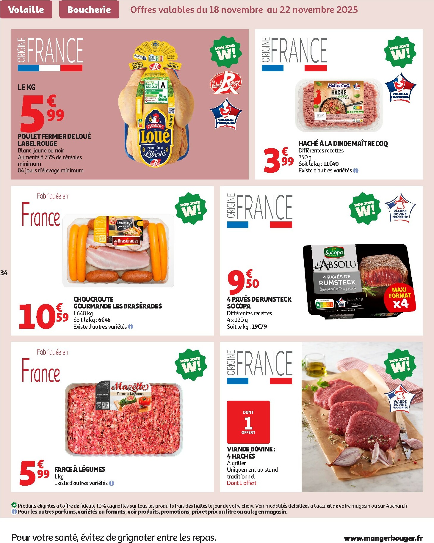 auchan - Catalogue Auchan valable du 18/11 au 30/11 - page: 34