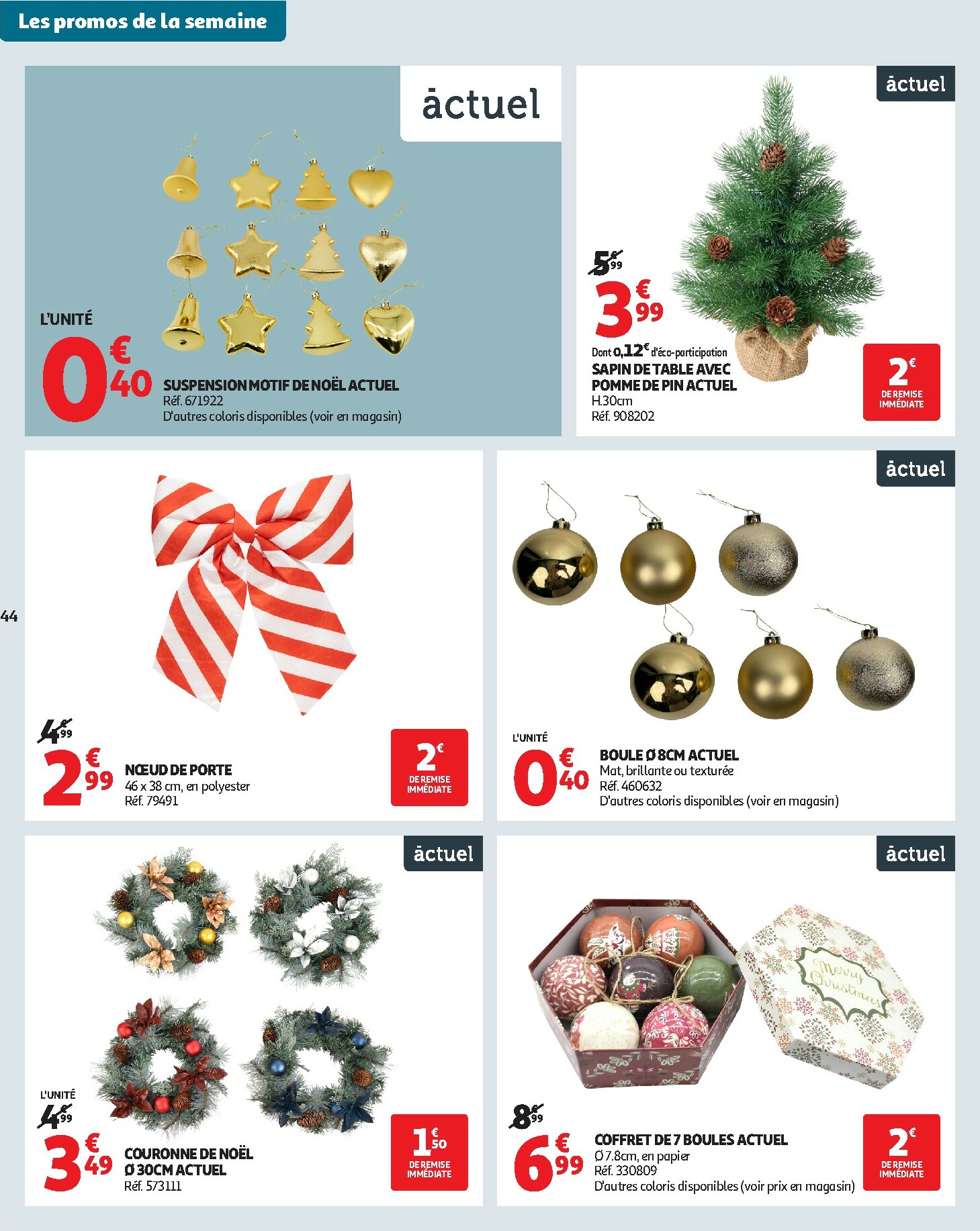 auchan - Catalogue Auchan valable du 18/11 au 30/11 - page: 44