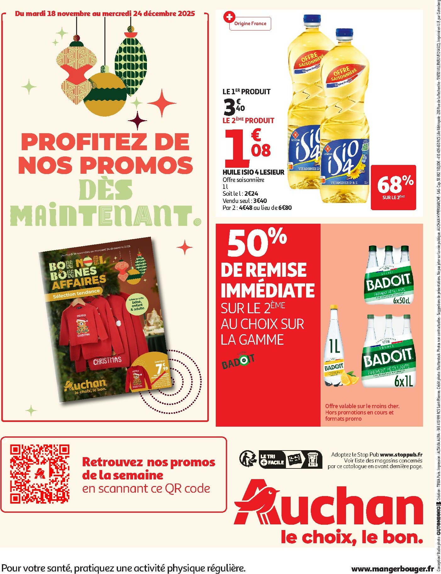auchan - Catalogue Auchan valable du 18/11 au 30/11 - page: 52