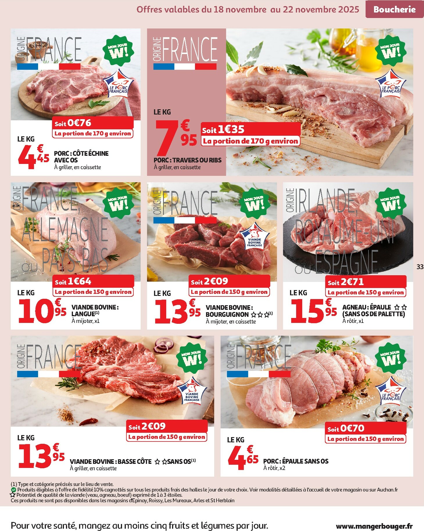 auchan - Catalogue Auchan valable du 18/11 au 30/11 - page: 33