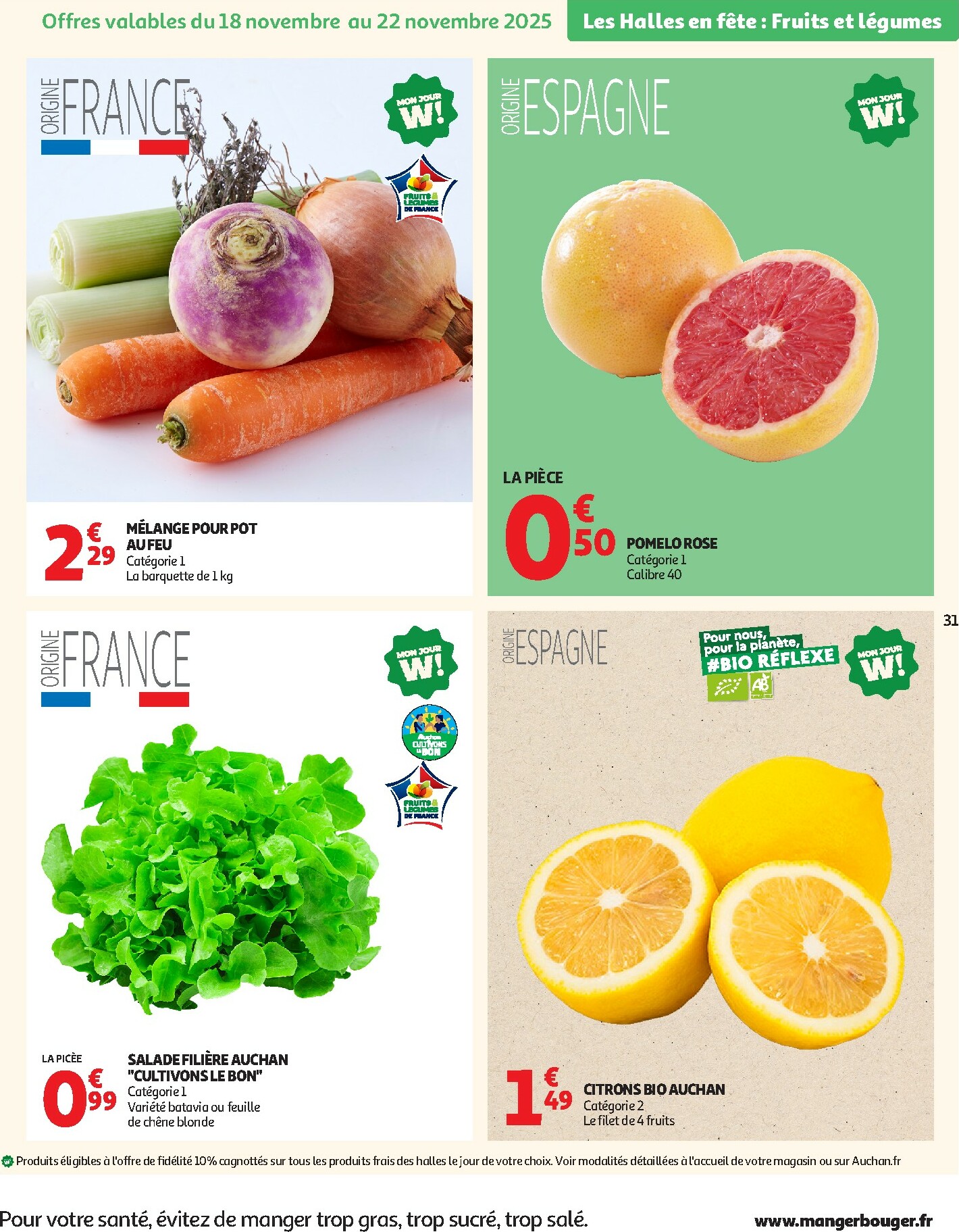 auchan - Catalogue Auchan valable du 18/11 au 30/11 - page: 31