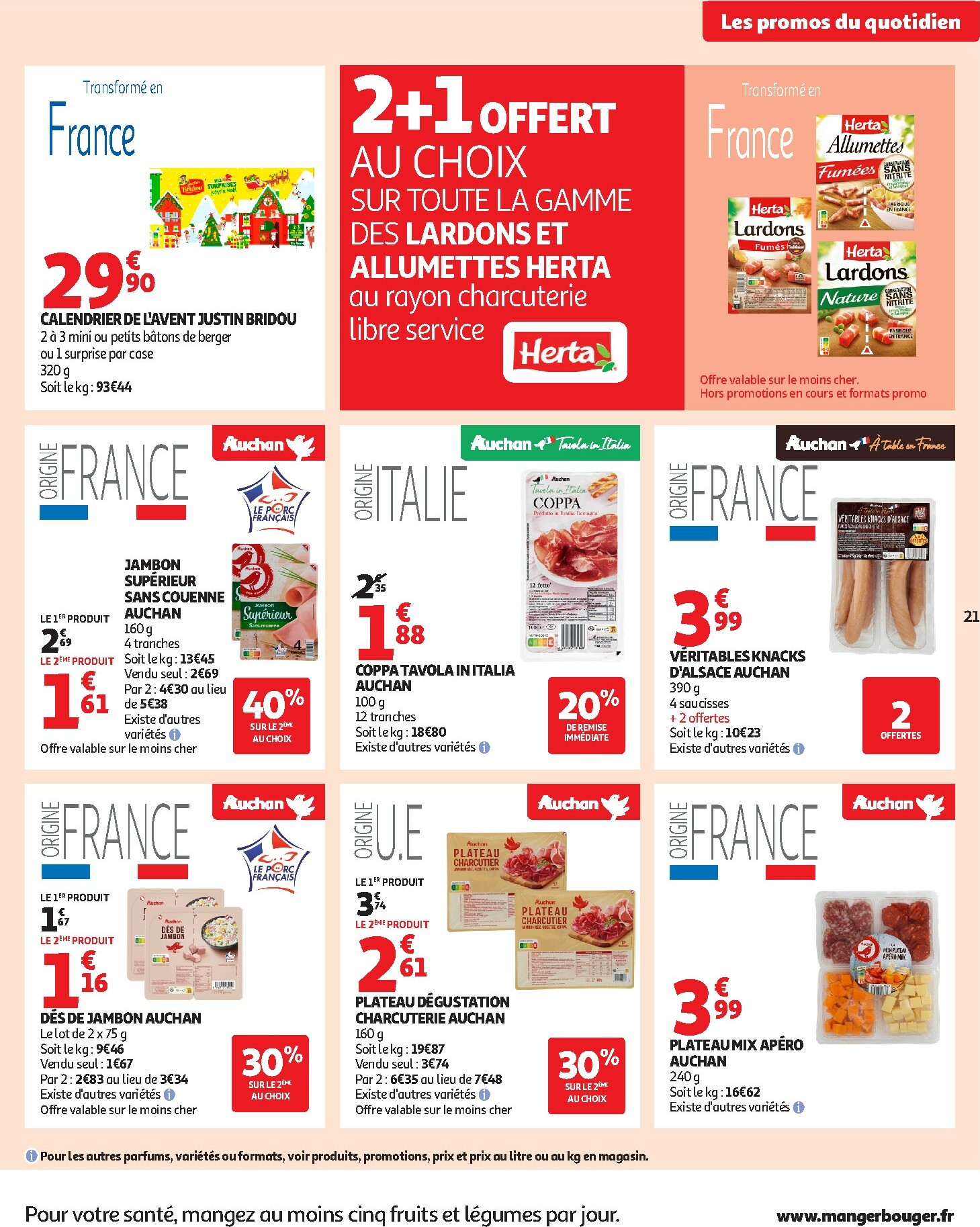 auchan - Catalogue Auchan valable du 18/11 au 30/11 - page: 21