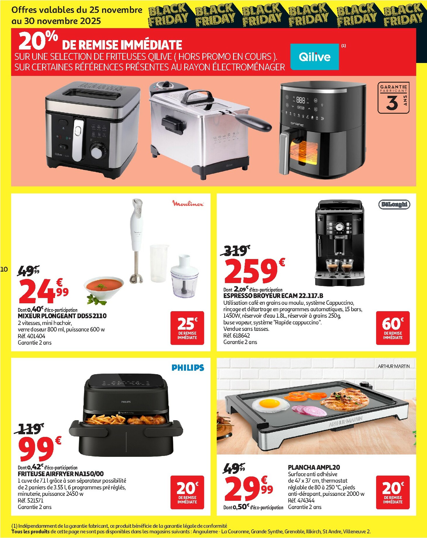 auchan - Catalogue Auchan - Black Friday valable du 25/11 au 30/11 - page: 10