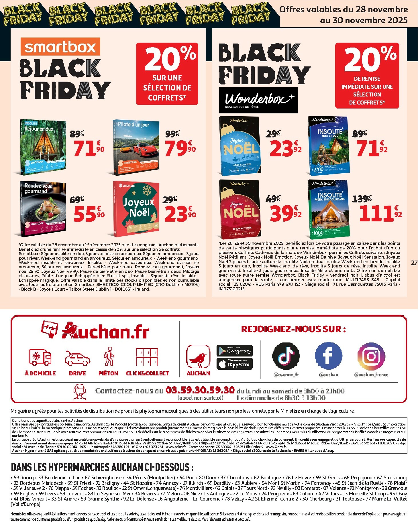 auchan - Catalogue Auchan - Black Friday valable du 25/11 au 30/11 - page: 27