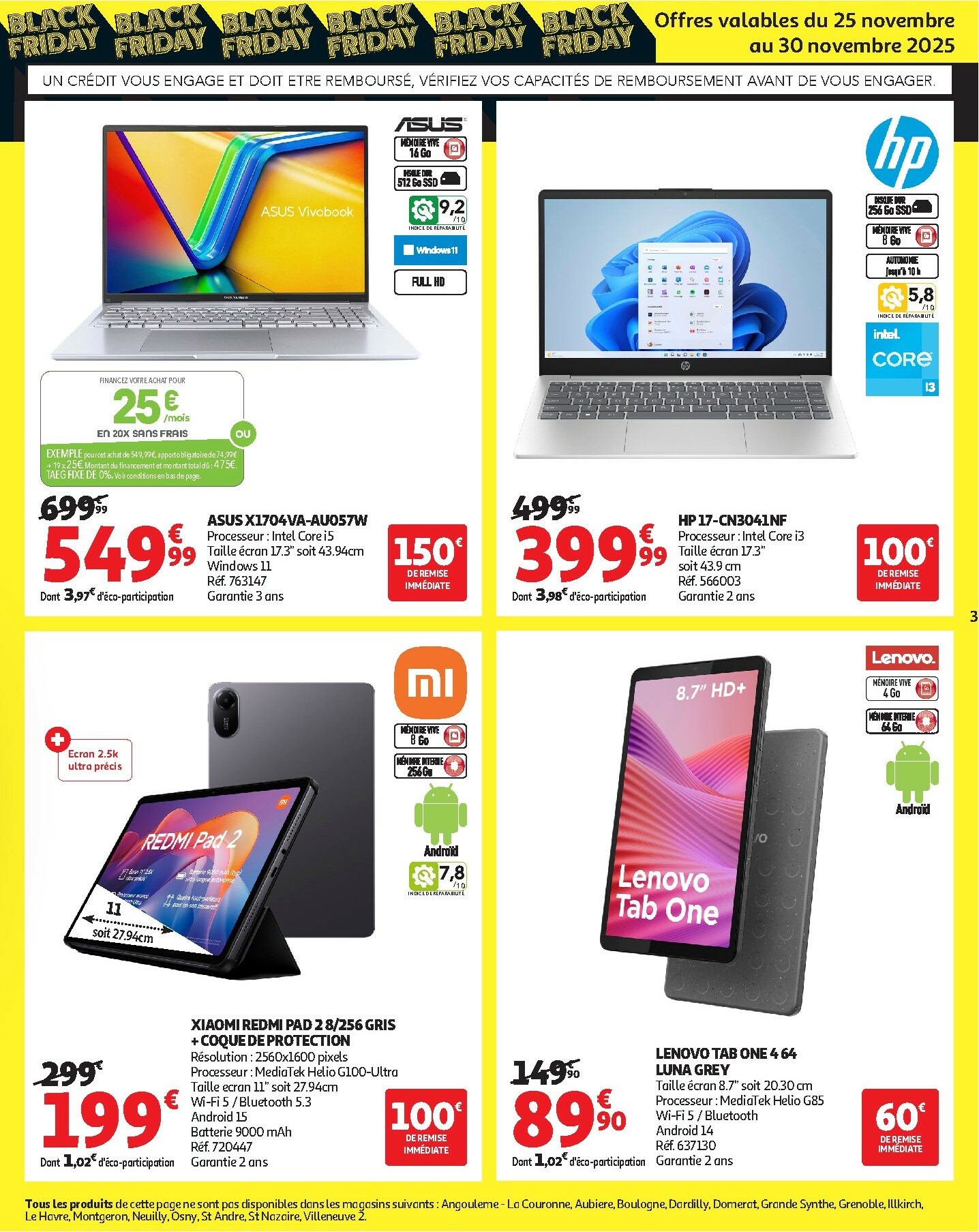 auchan - Catalogue Auchan - Black Friday valable du 25/11 au 30/11 - page: 3