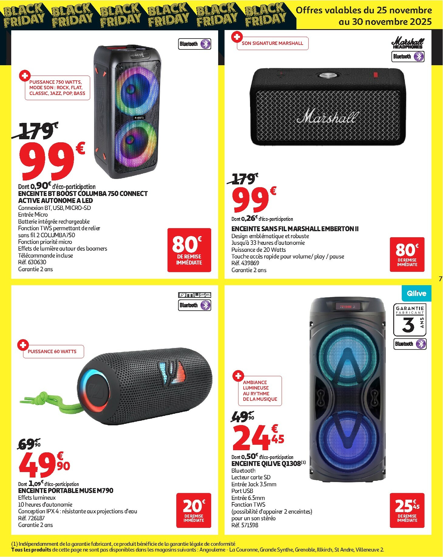 auchan - Catalogue Auchan - Black Friday valable du 25/11 au 30/11 - page: 7