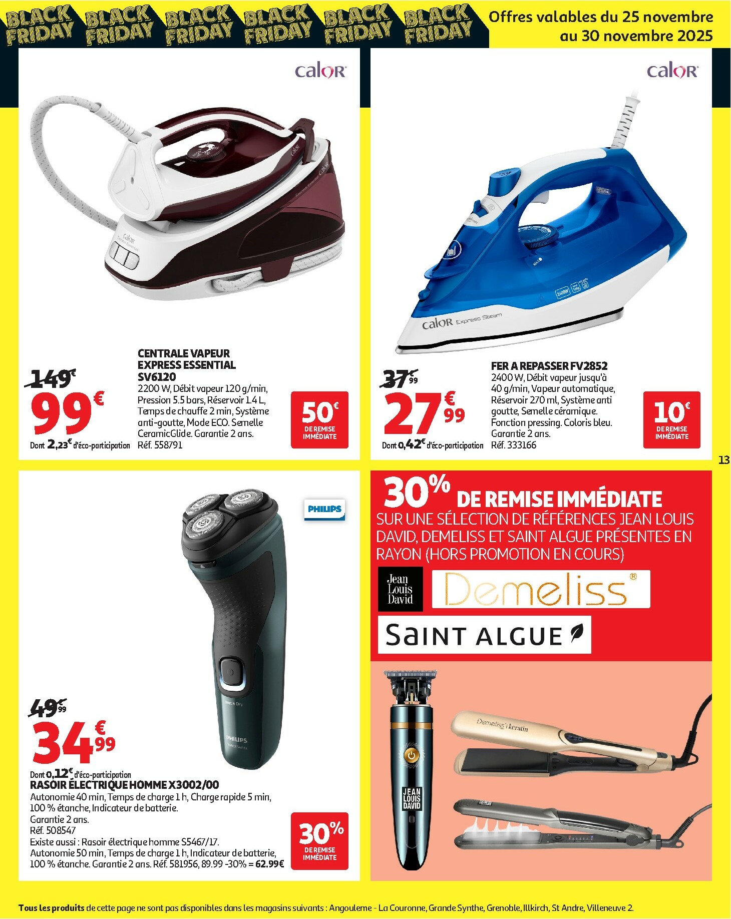 auchan - Catalogue Auchan - Black Friday valable du 25/11 au 30/11 - page: 13