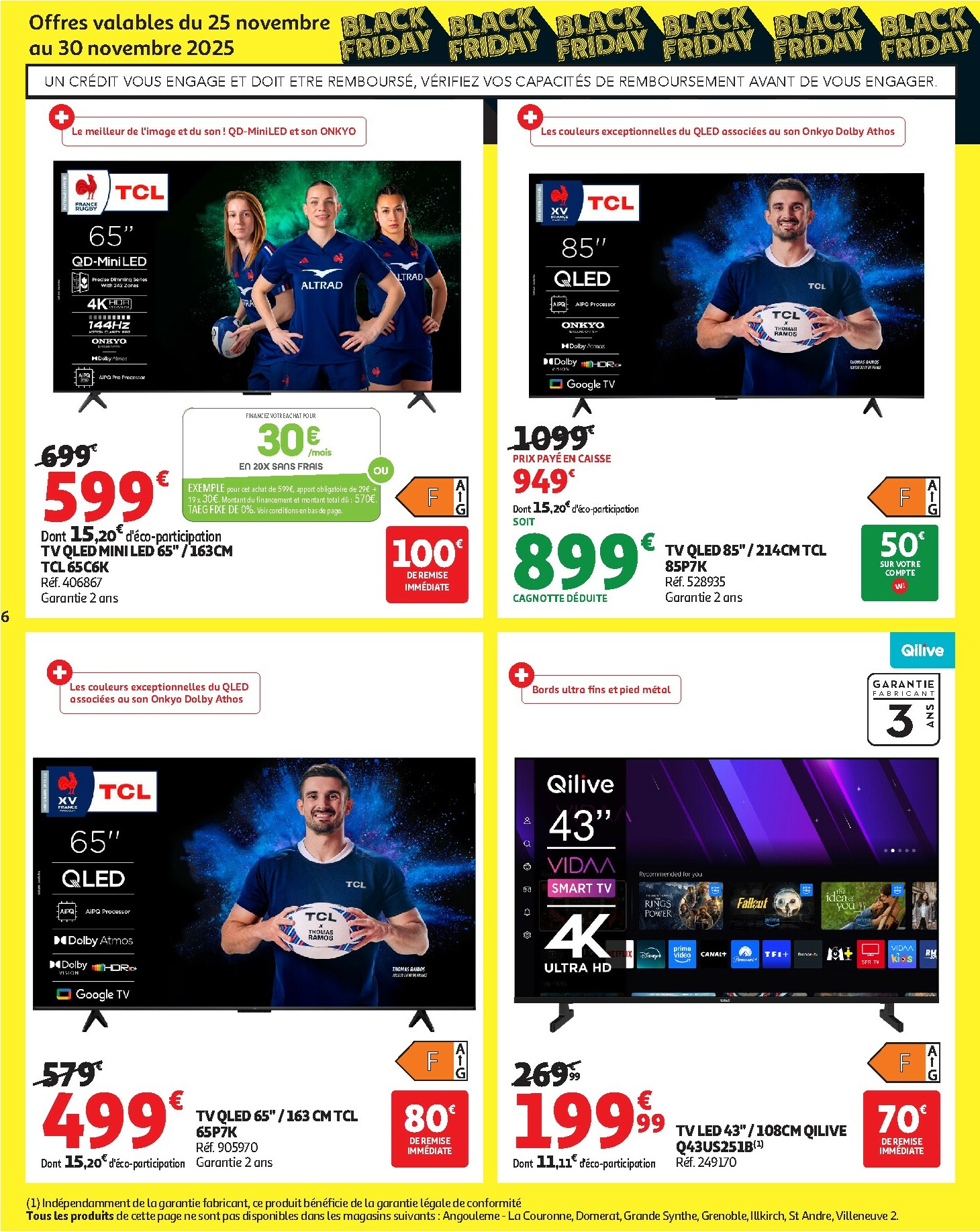 auchan - Catalogue Auchan - Black Friday valable du 25/11 au 30/11 - page: 6
