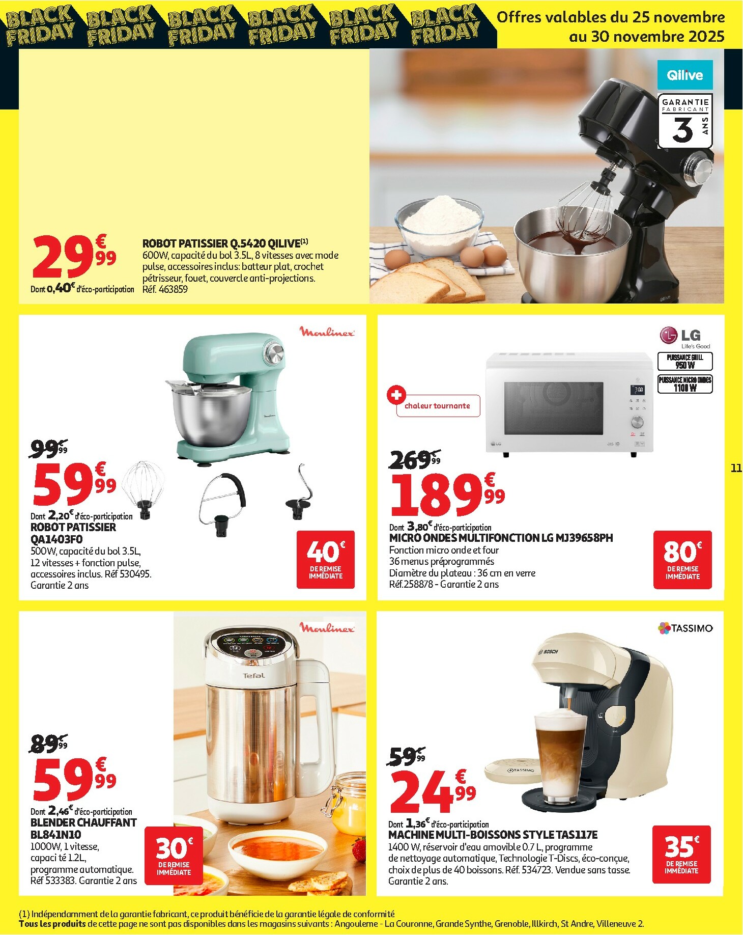 auchan - Catalogue Auchan - Black Friday valable du 25/11 au 30/11 - page: 11