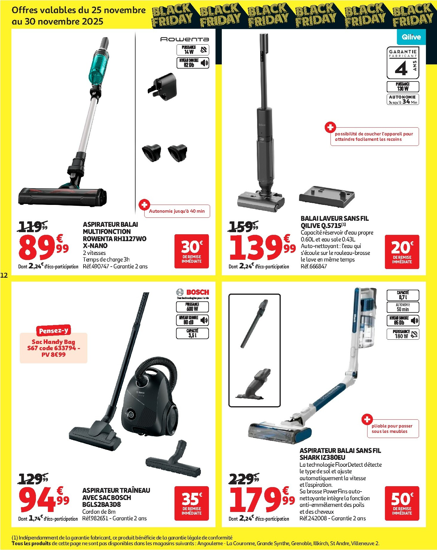 auchan - Catalogue Auchan - Black Friday valable du 25/11 au 30/11 - page: 12