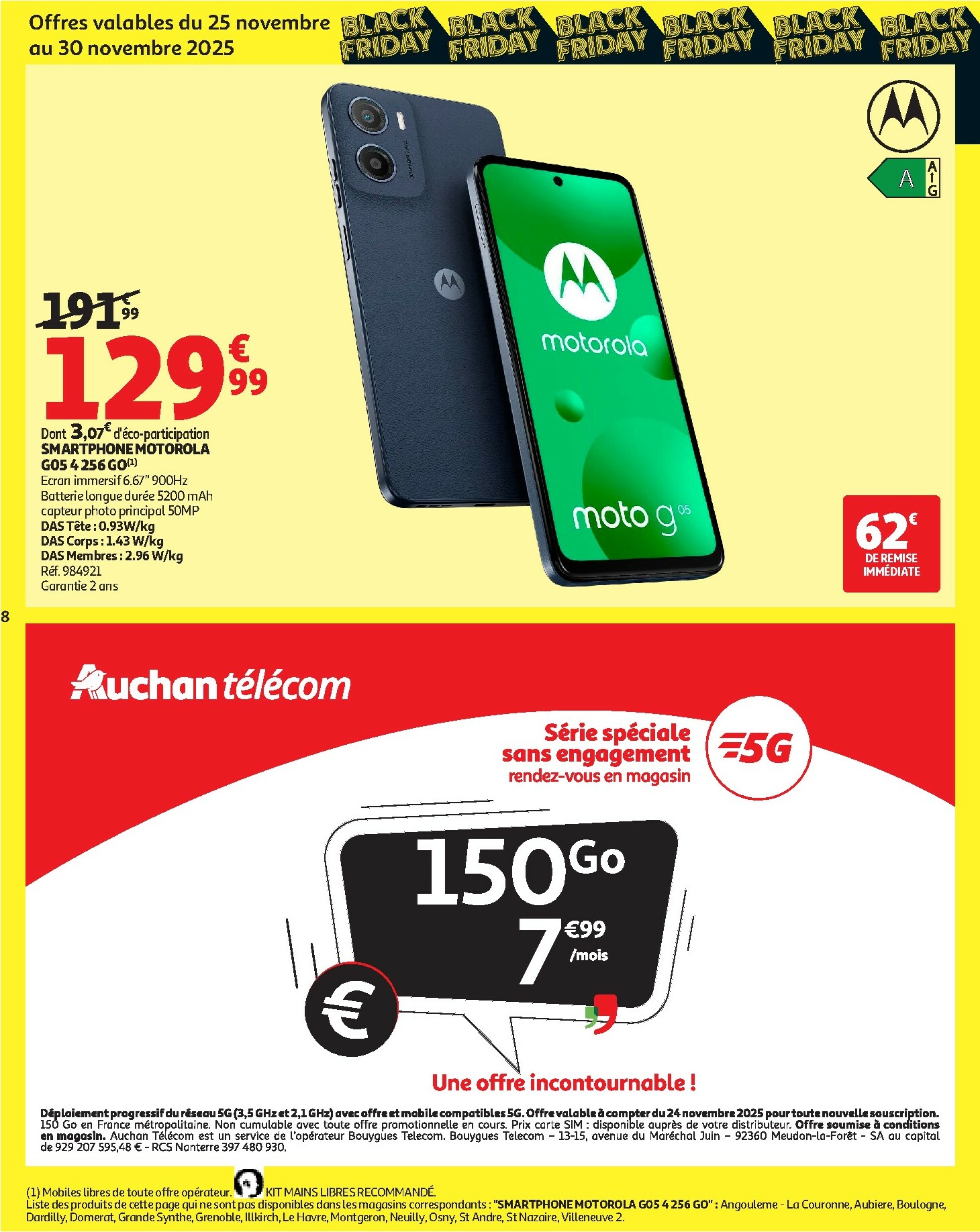auchan - Catalogue Auchan - Black Friday valable du 25/11 au 30/11 - page: 8