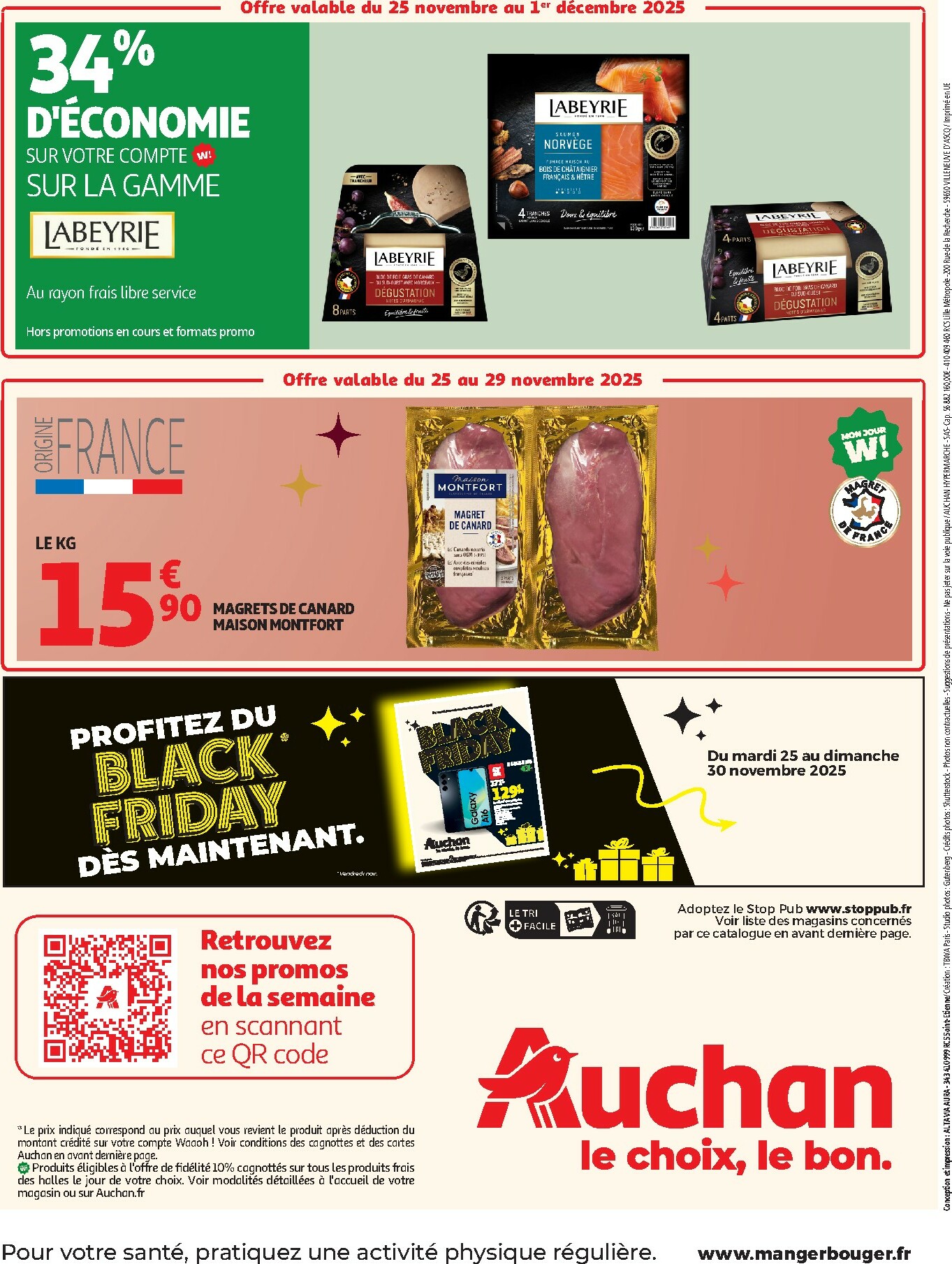 auchan - Catalogue Auchan - Des prix aussi bas, c'est le Top valable du 25/11 au 07/12 - page: 48