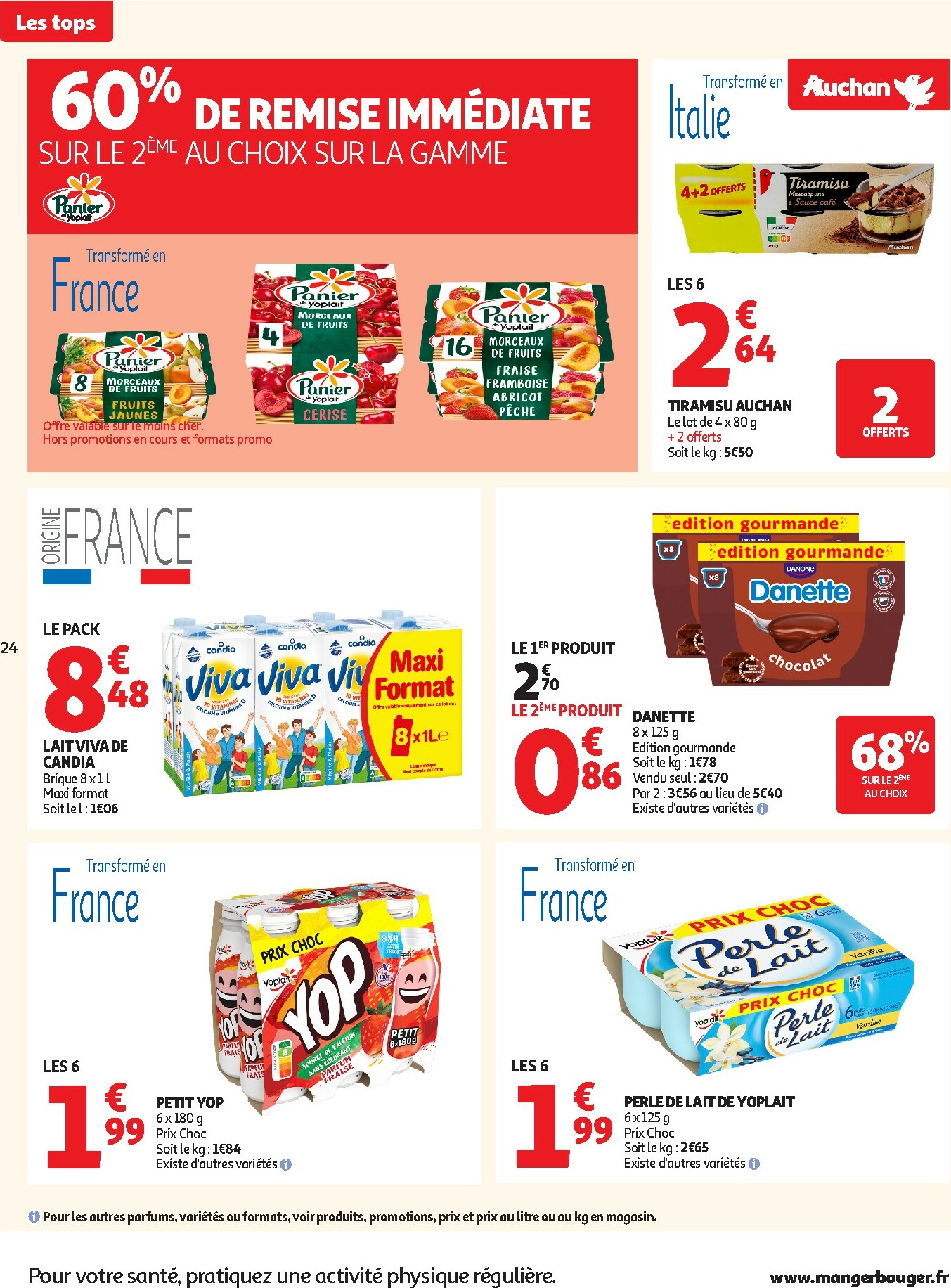 auchan - Catalogue Auchan - Des prix aussi bas, c'est le Top valable du 25/11 au 07/12 - page: 24