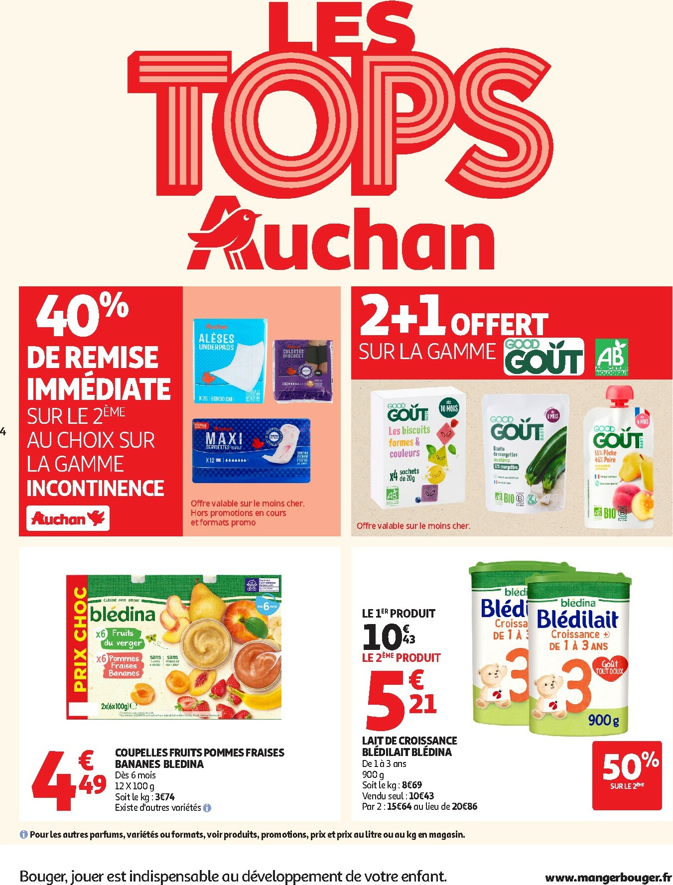 auchan - Catalogue Auchan - Des prix aussi bas, c'est le Top valable du 25/11 au 07/12 - page: 4