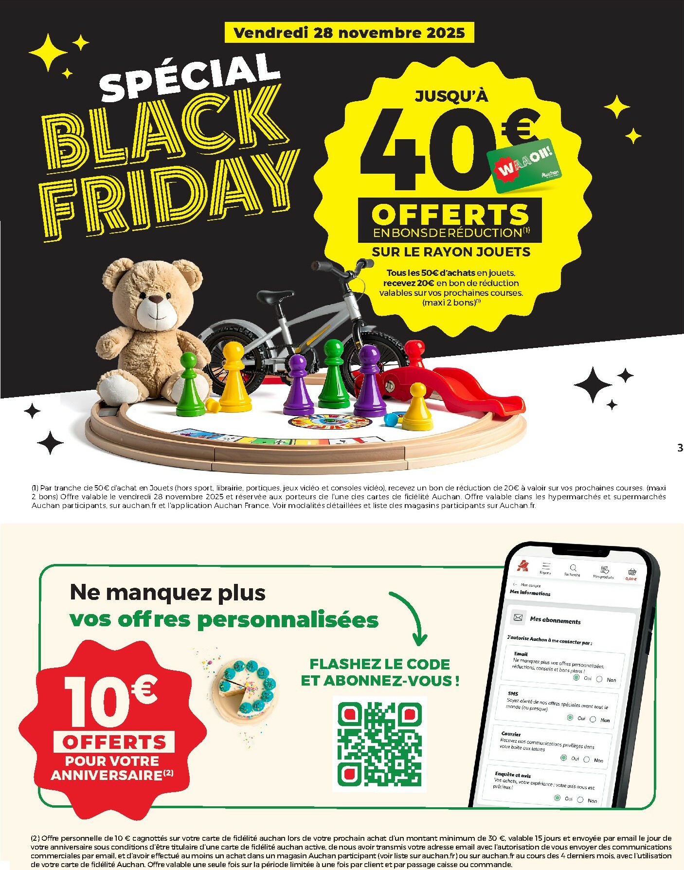 auchan - Catalogue Auchan - Des prix aussi bas, c'est le Top valable du 25/11 au 07/12 - page: 3