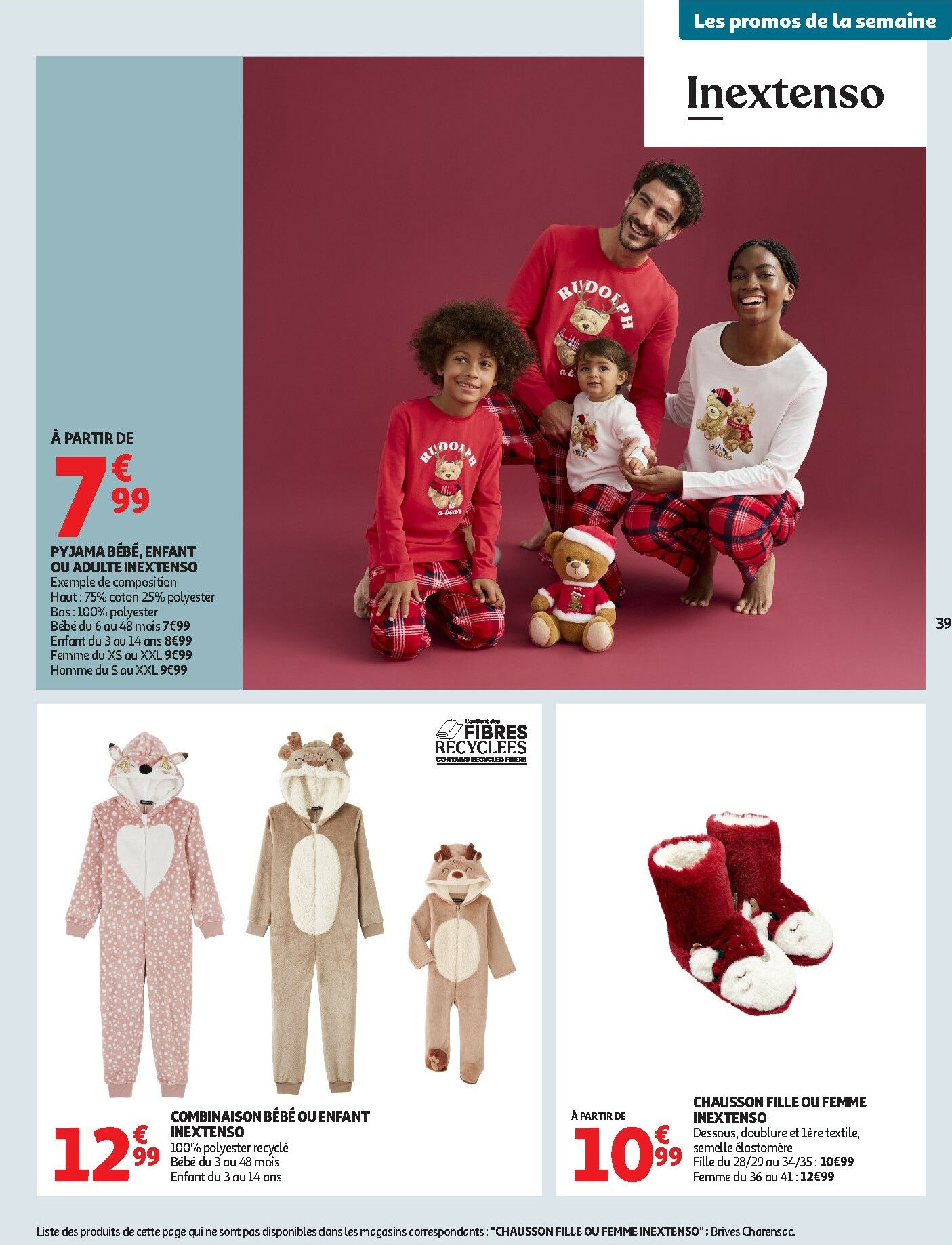 auchan - Catalogue Auchan - Des prix aussi bas, c'est le Top valable du 25/11 au 07/12 - page: 39