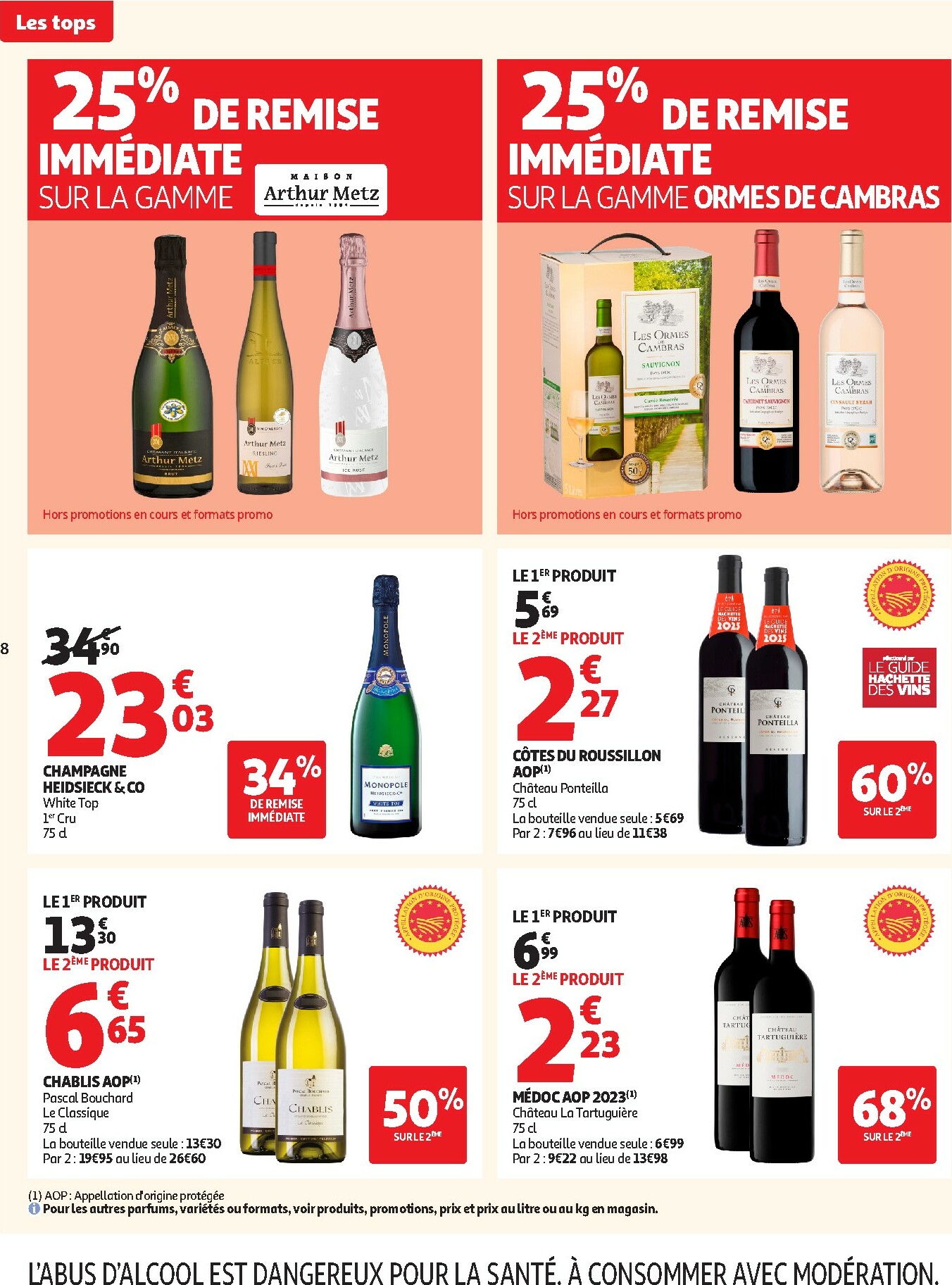 auchan - Catalogue Auchan - Des prix aussi bas, c'est le Top valable du 25/11 au 07/12 - page: 8