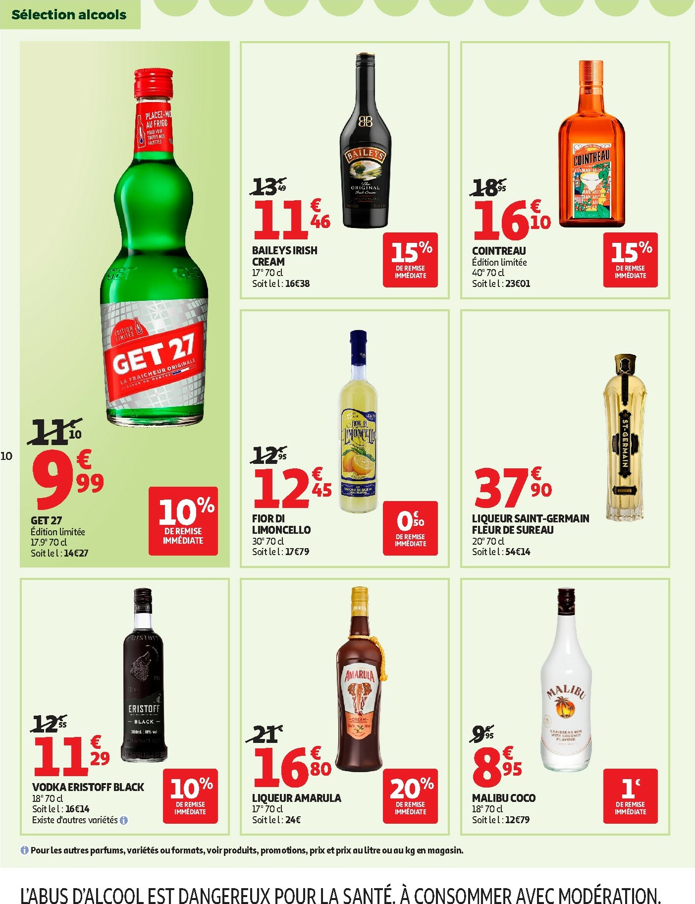 auchan - Catalogue Auchan - Sélection alcool valable du 27/11 au 24/12 - page: 10