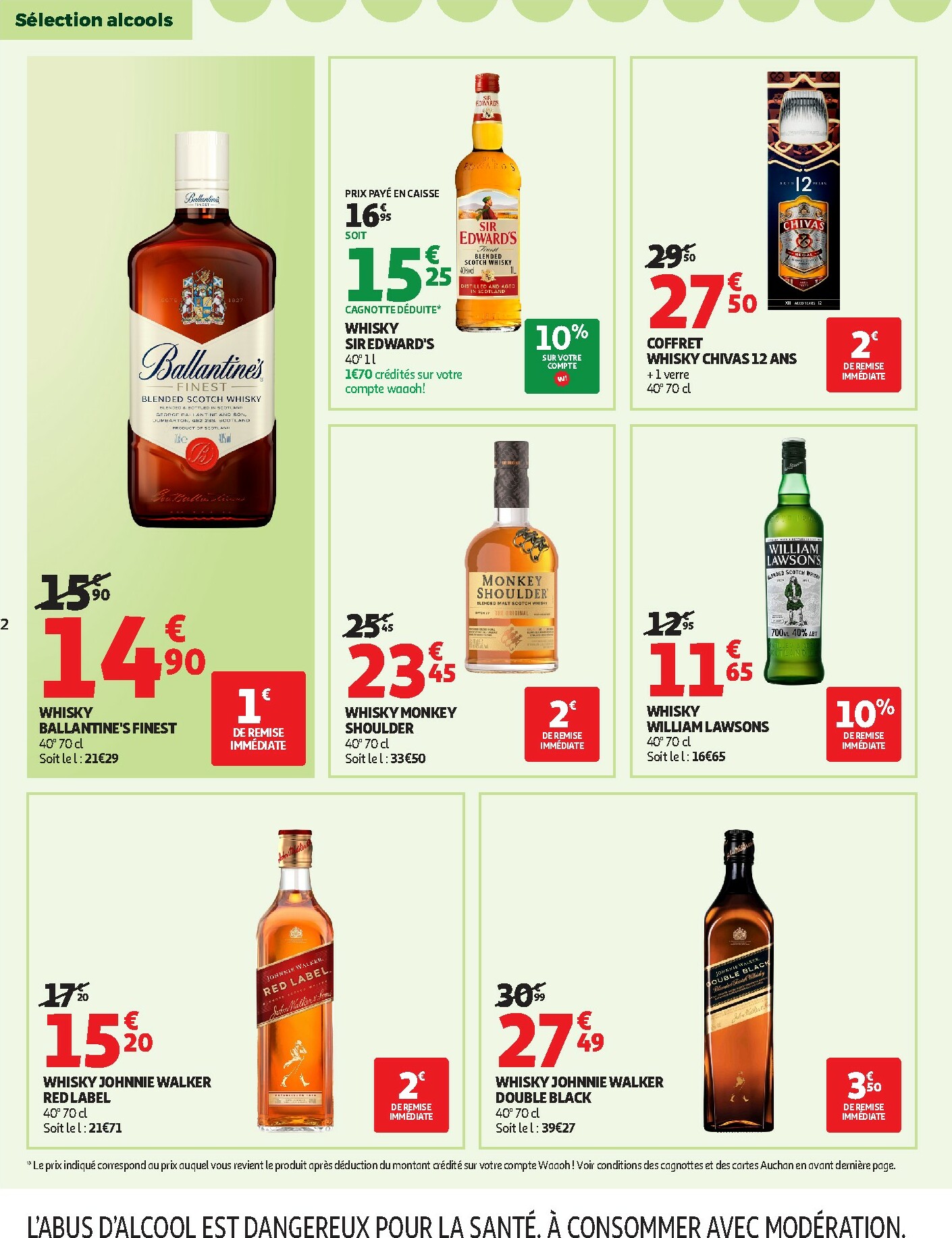 auchan - Catalogue Auchan - Sélection alcool valable du 27/11 au 24/12 - page: 2