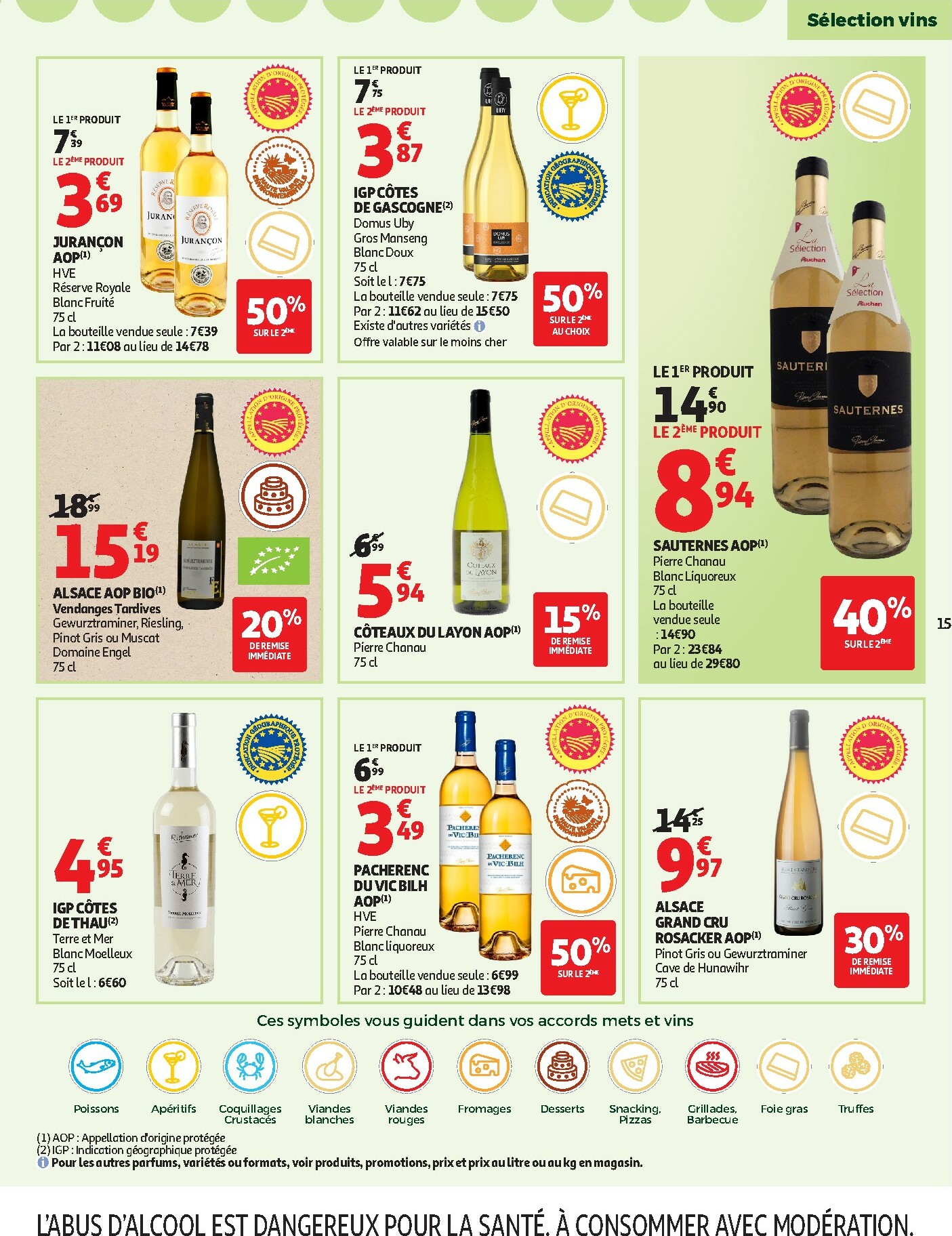 auchan - Catalogue Auchan - Sélection alcool valable du 27/11 au 24/12 - page: 15
