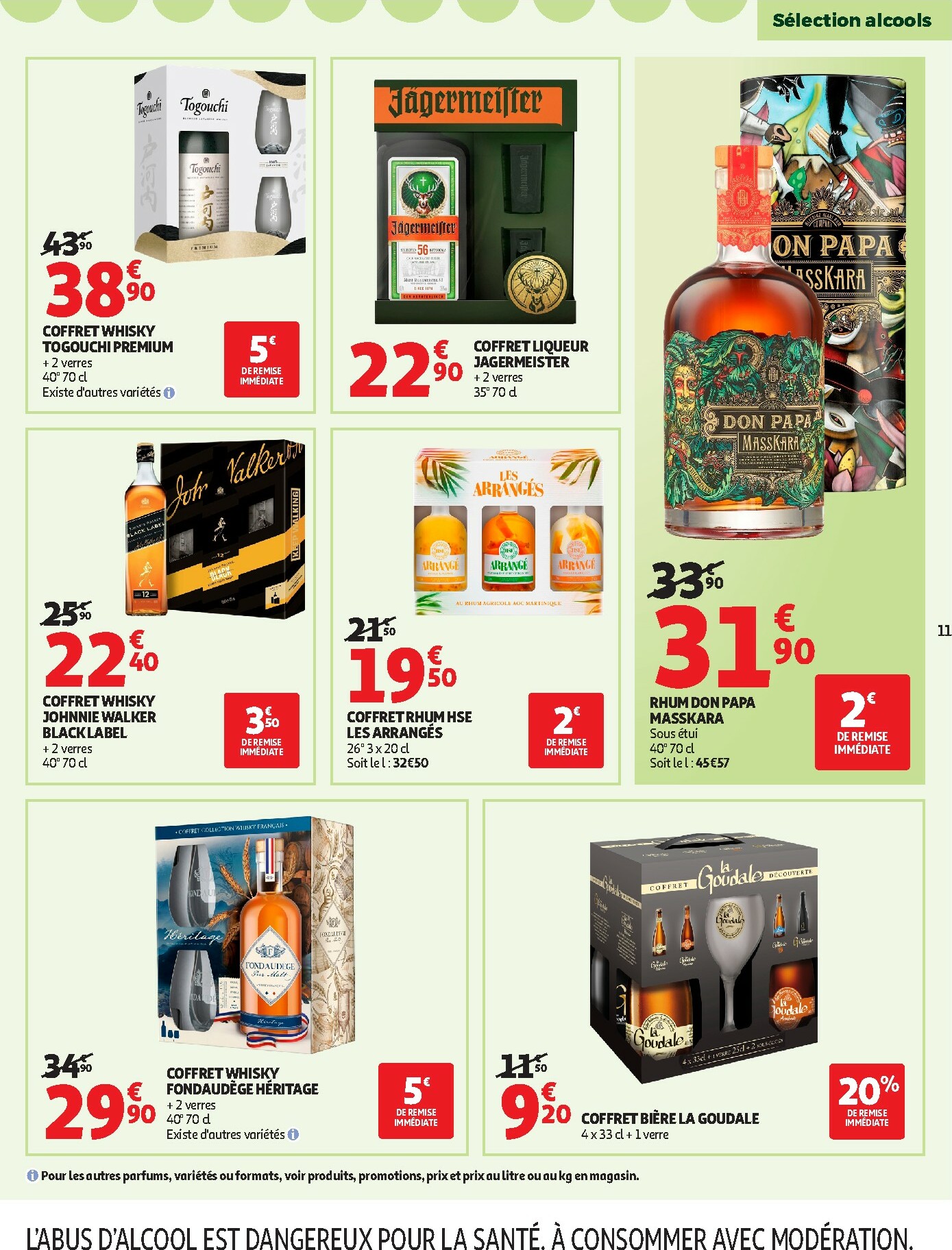 auchan - Catalogue Auchan - Sélection alcool valable du 27/11 au 24/12 - page: 11