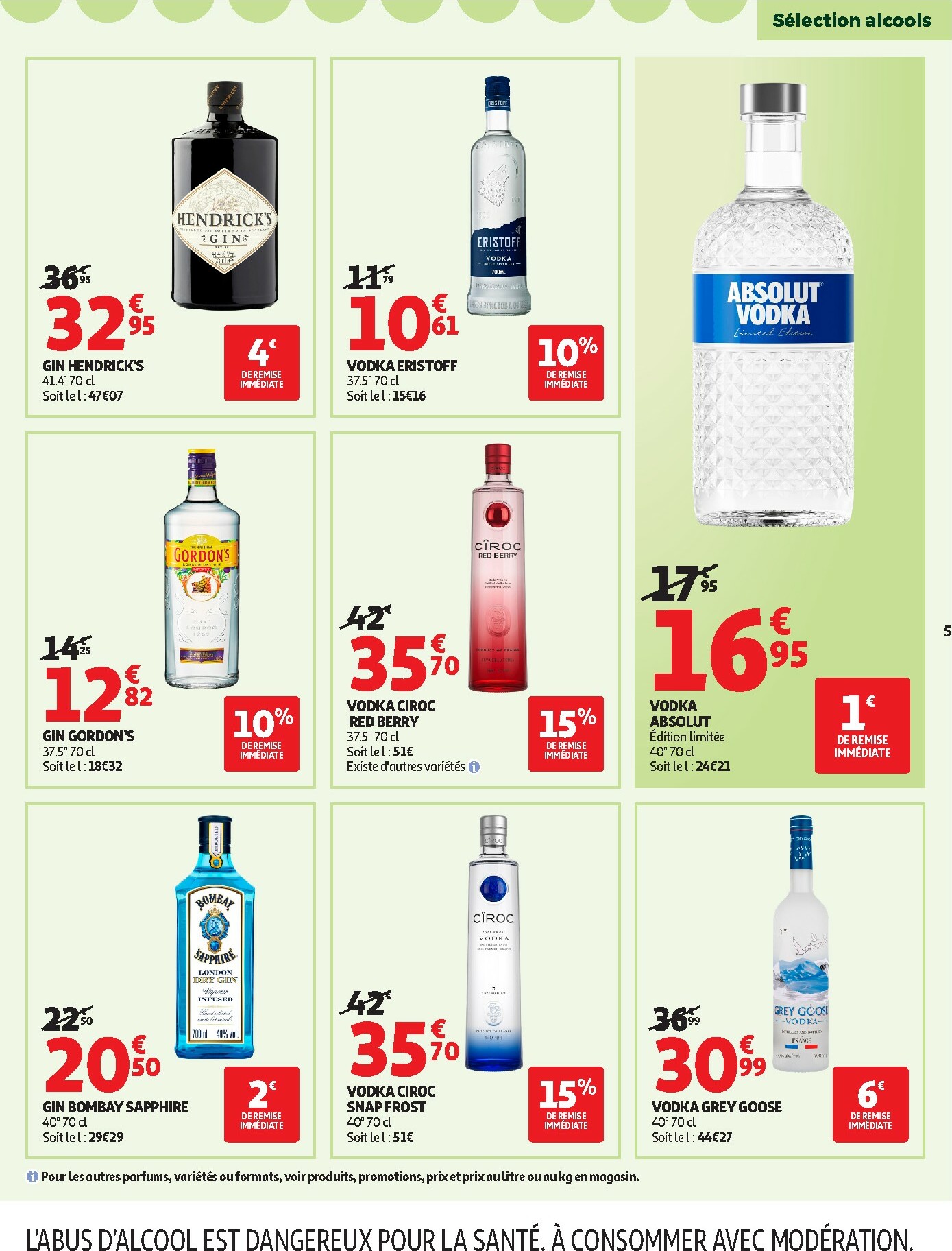 auchan - Catalogue Auchan - Sélection alcool valable du 27/11 au 24/12 - page: 5