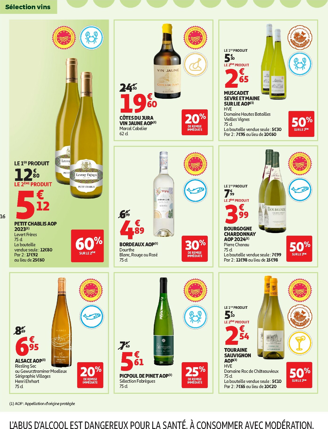 auchan - Catalogue Auchan - Sélection alcool valable du 27/11 au 24/12 - page: 16