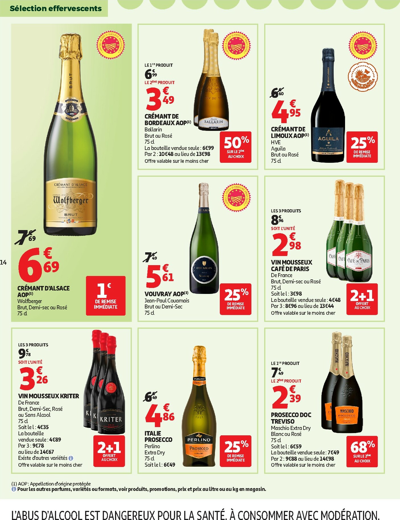 auchan - Catalogue Auchan - Sélection alcool valable du 27/11 au 24/12 - page: 14