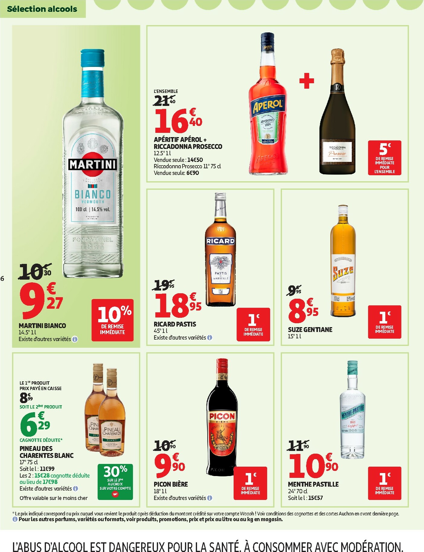 auchan - Catalogue Auchan - Sélection alcool valable du 27/11 au 24/12 - page: 6