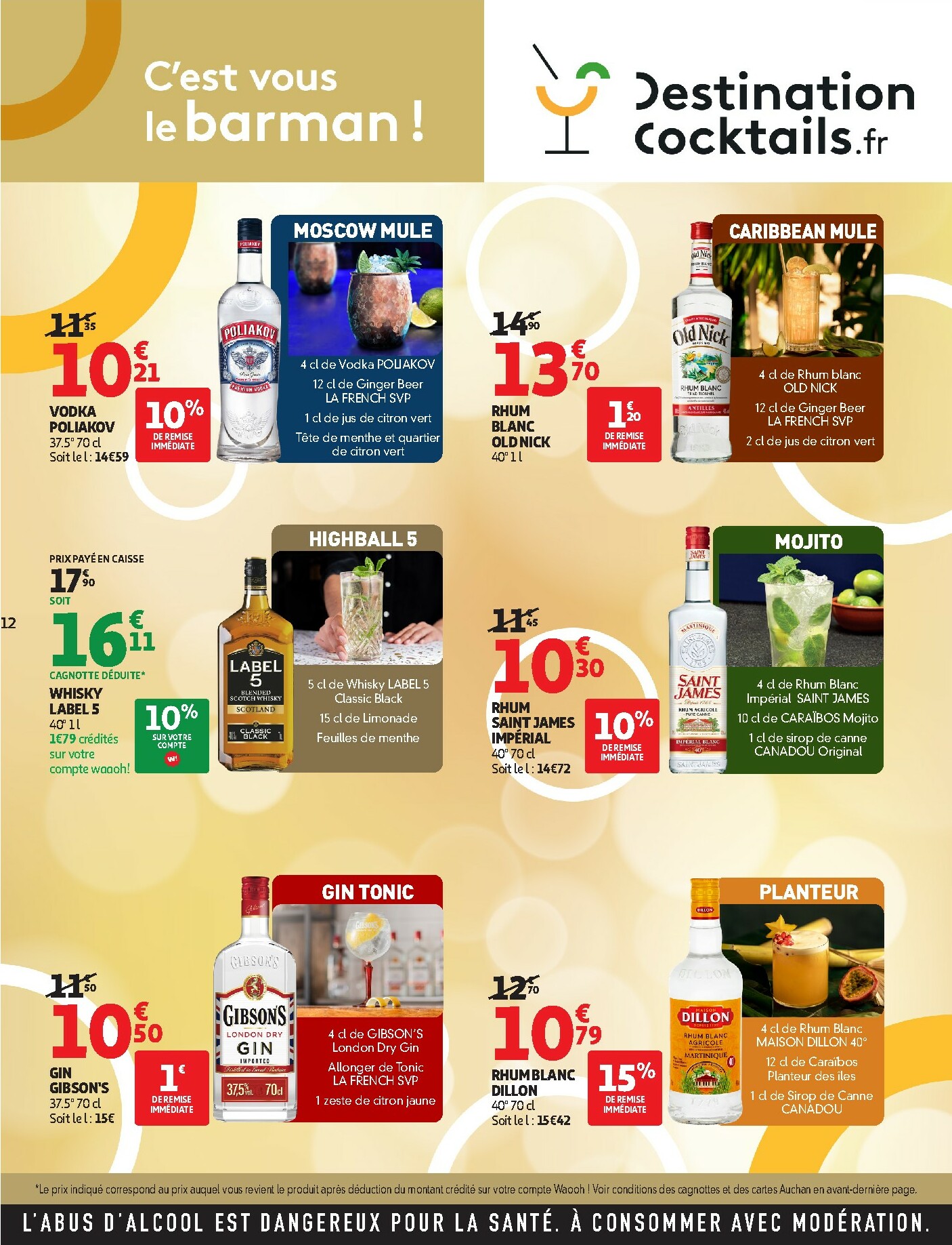 auchan - Catalogue Auchan - Sélection alcool valable du 27/11 au 24/12 - page: 12