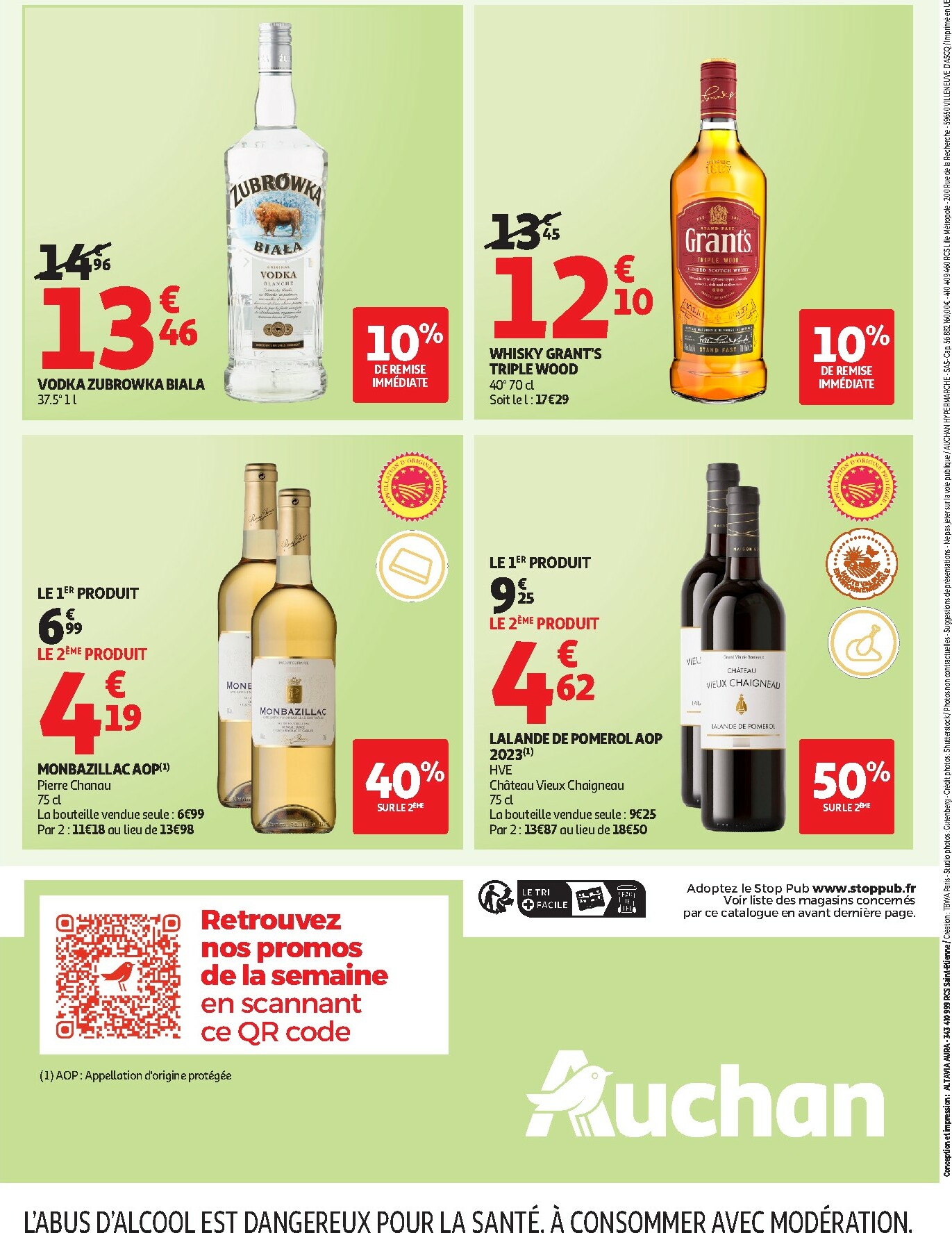 auchan - Catalogue Auchan - Sélection alcool valable du 27/11 au 24/12 - page: 20