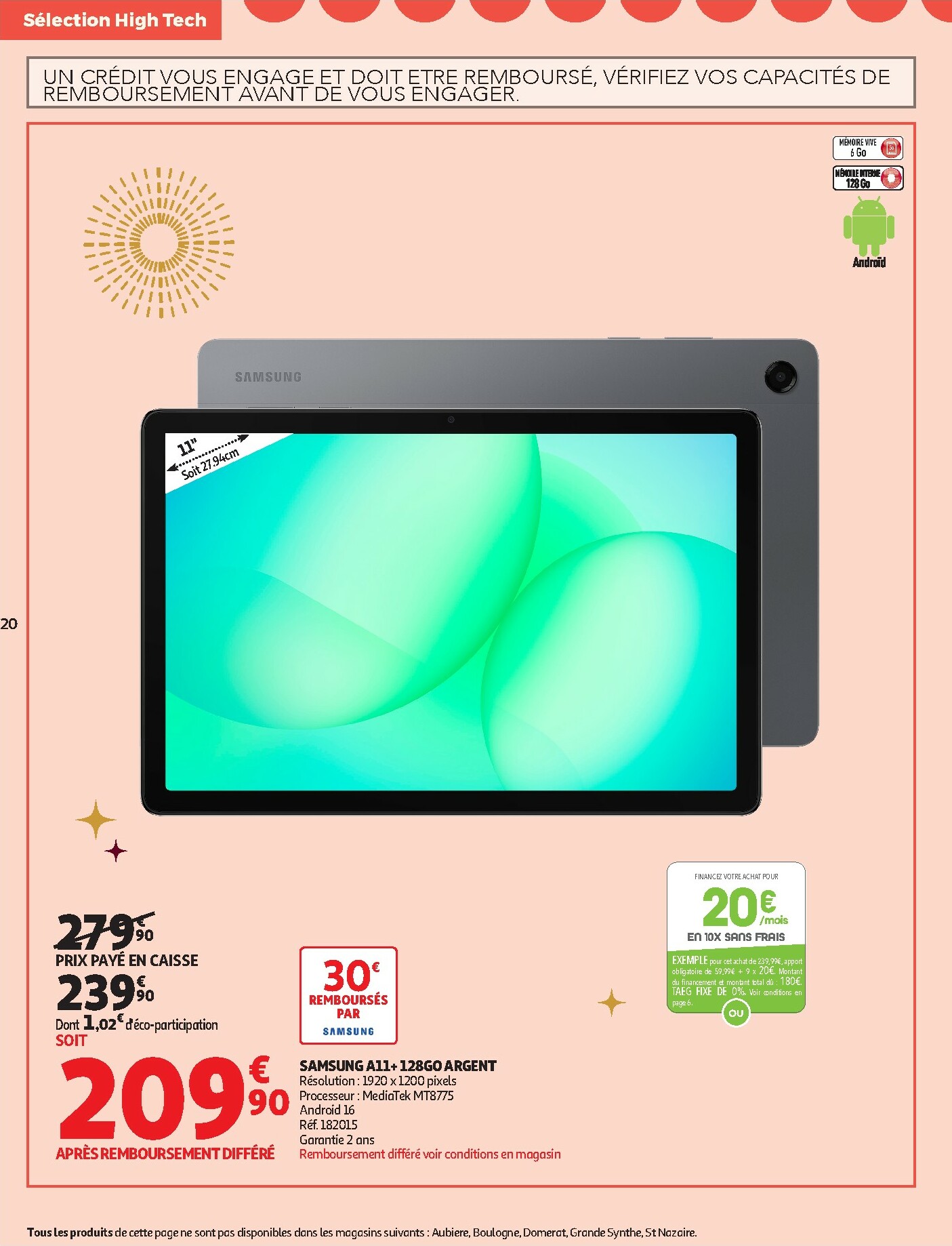 auchan - Catalogue Auchan - Bon Noël et Bonnes Affaires : Sélection hig-tech valable du 02/12 au 24/12 - page: 20