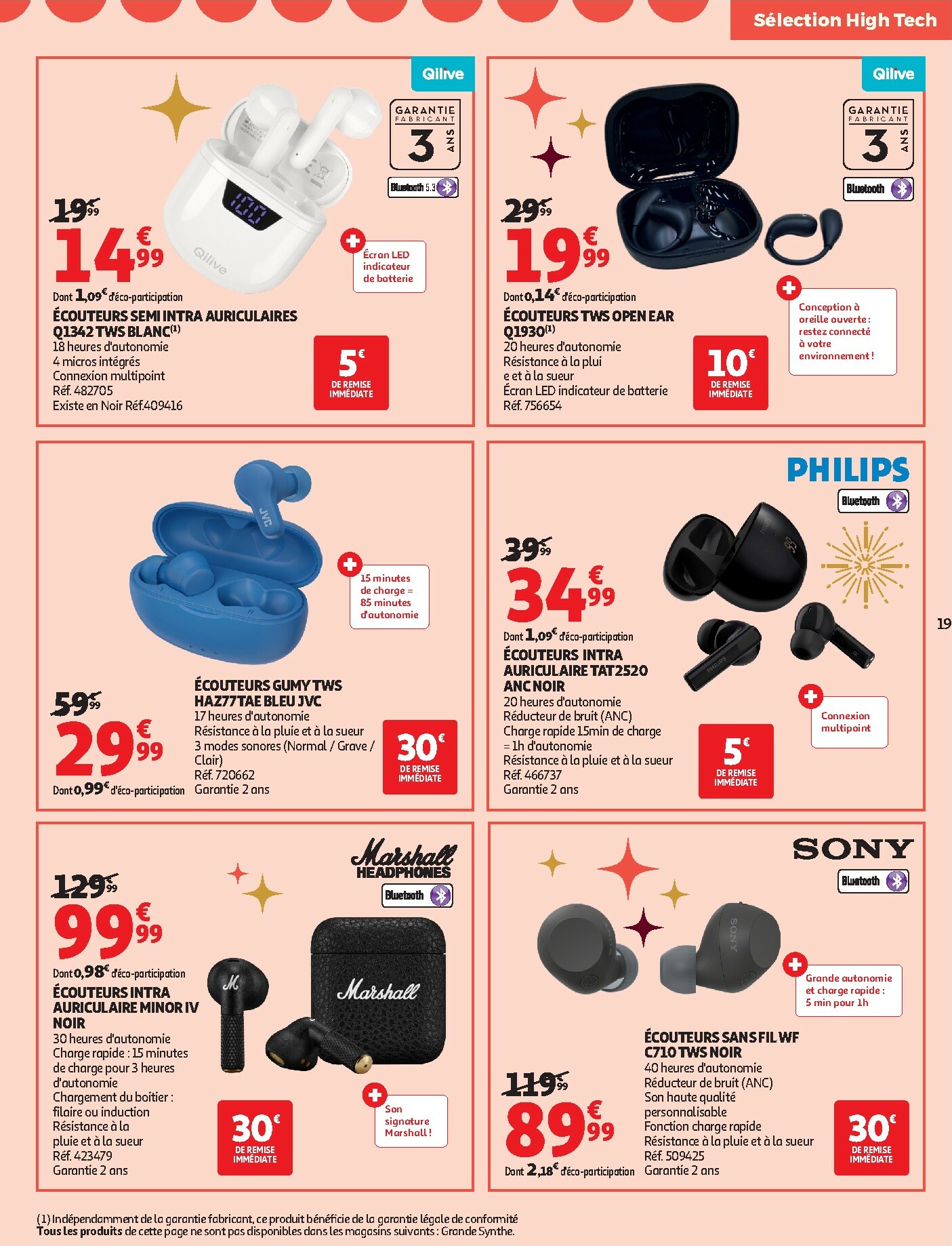auchan - Catalogue Auchan - Bon Noël et Bonnes Affaires : Sélection hig-tech valable du 02/12 au 24/12 - page: 19
