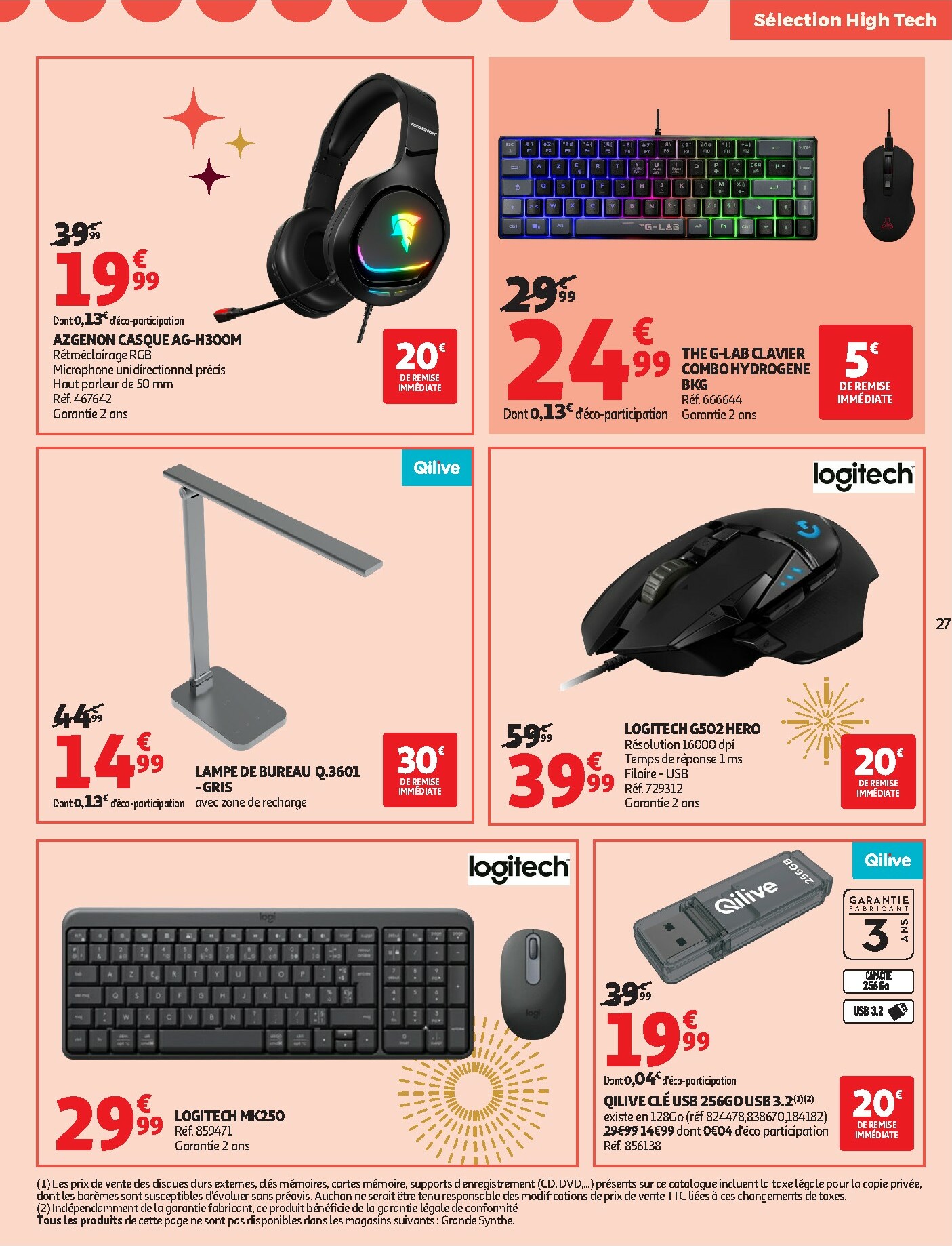 auchan - Catalogue Auchan - Bon Noël et Bonnes Affaires : Sélection hig-tech valable du 02/12 au 24/12 - page: 27