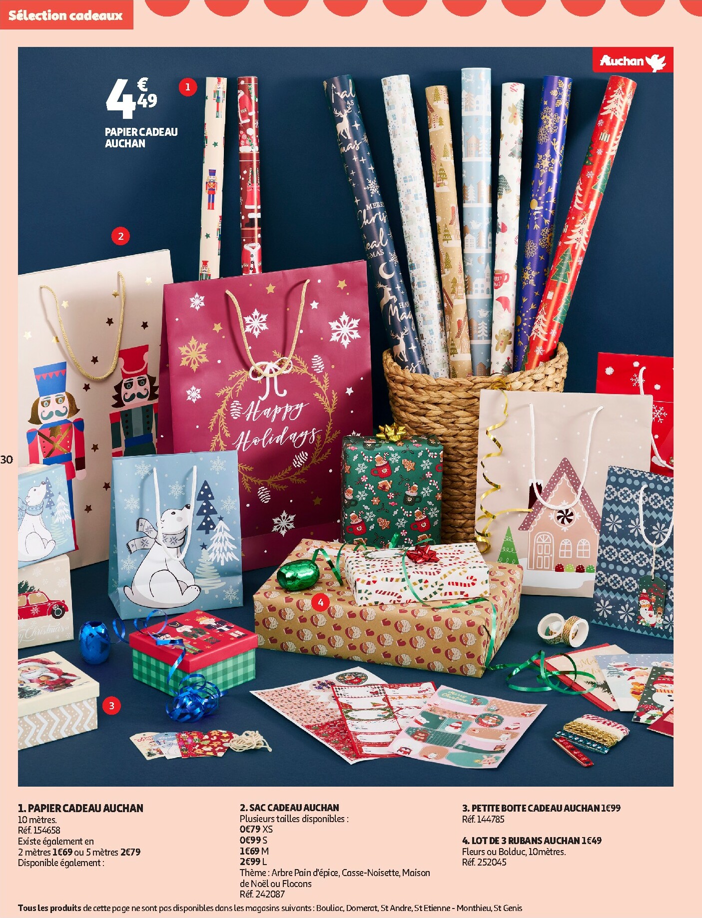 auchan - Catalogue Auchan - Bon Noël et Bonnes Affaires : Sélection cadeaux valable du 02/12 au 24/12 - page: 30