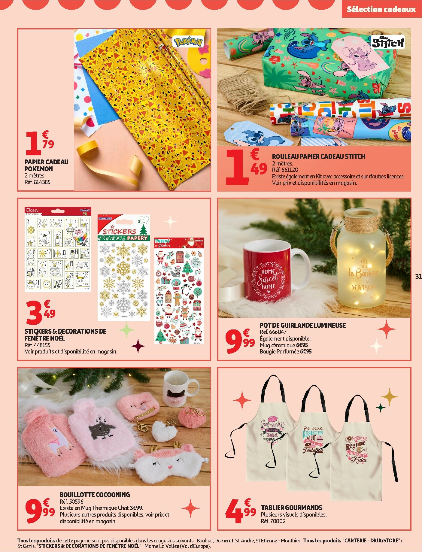 auchan - Catalogue Auchan - Bon Noël et Bonnes Affaires : Sélection cadeaux valable du 02/12 au 24/12 - page: 31