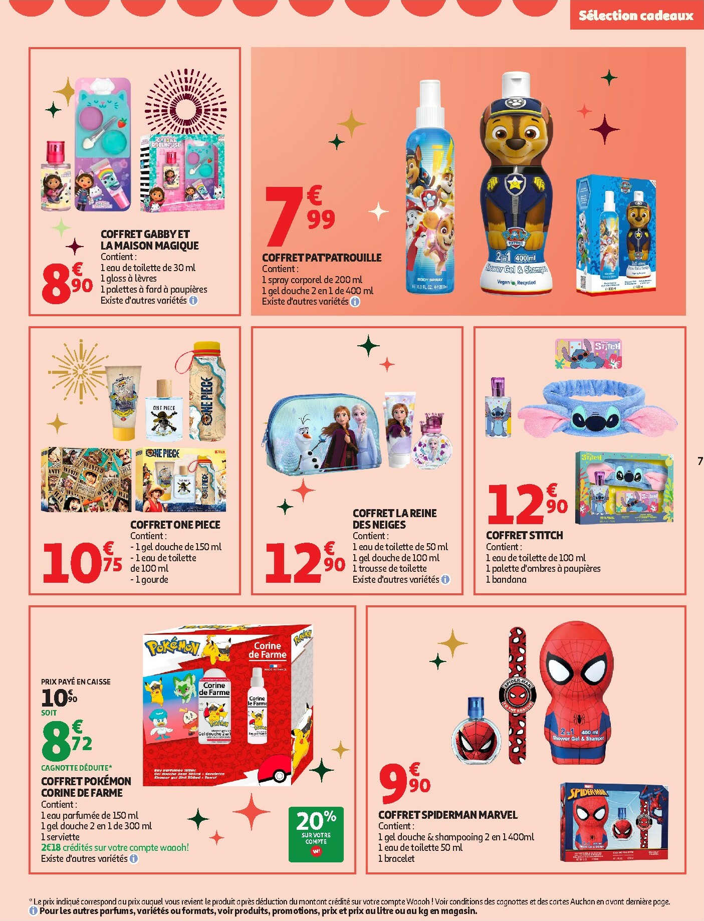 auchan - Catalogue Auchan - Bon Noël et Bonnes Affaires : Sélection cadeaux valable du 02/12 au 24/12 - page: 7