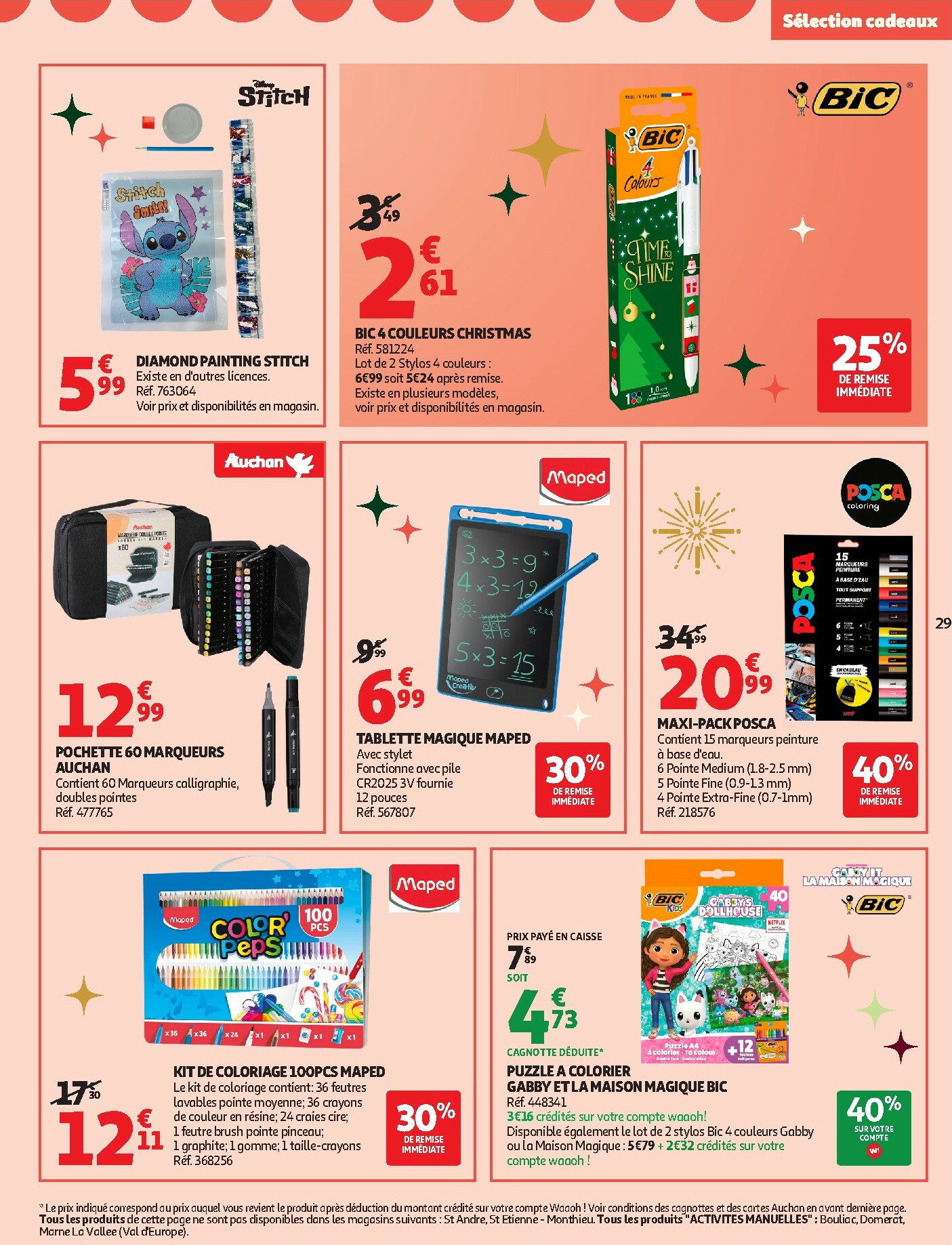 auchan - Catalogue Auchan - Bon Noël et Bonnes Affaires : Sélection cadeaux valable du 02/12 au 24/12 - page: 29