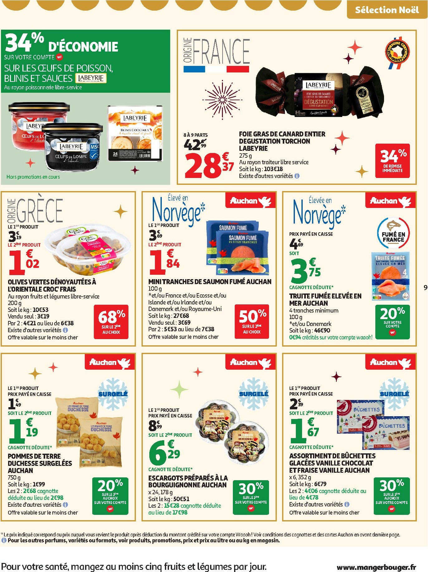 auchan - Catalogue Auchan Supermarché - Le frais, le bon, moins cher valable du 02/12 au 06/12 - page: 9