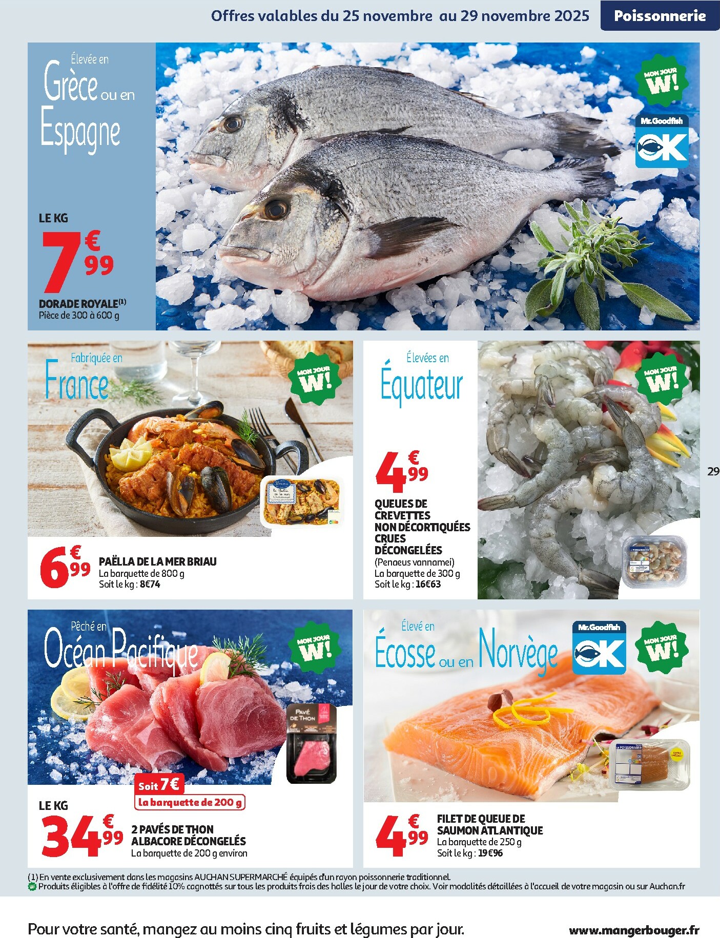 auchan - Catalogue Auchan - Des prix aussi bas, c'est le Top dans votre super valable du 25/11 au 06/12 - page: 29