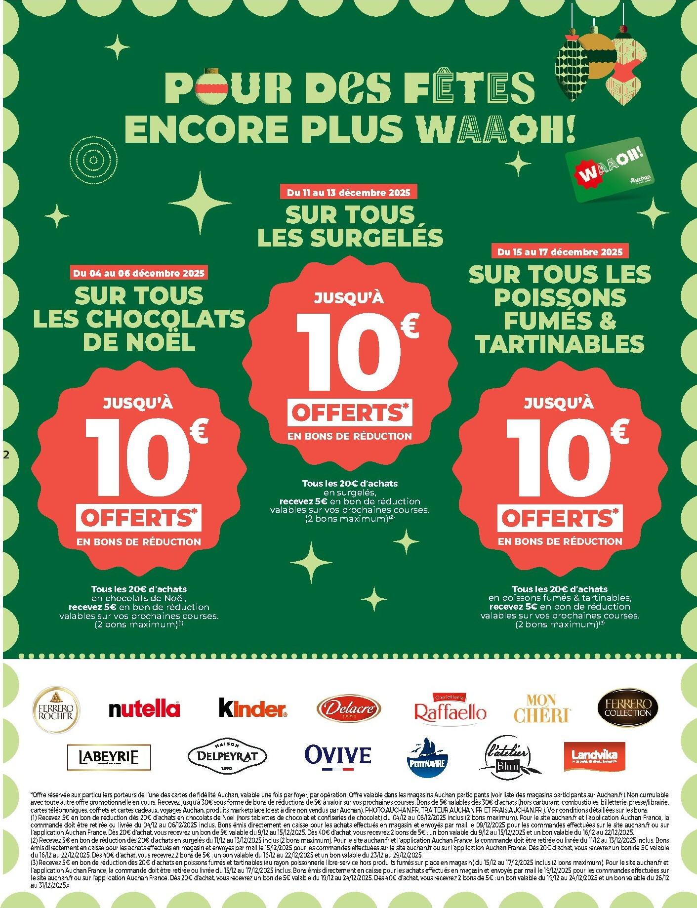 auchan - Catalogue Auchan - Des prix aussi bas, c'est le Top dans votre super valable du 25/11 au 06/12 - page: 2