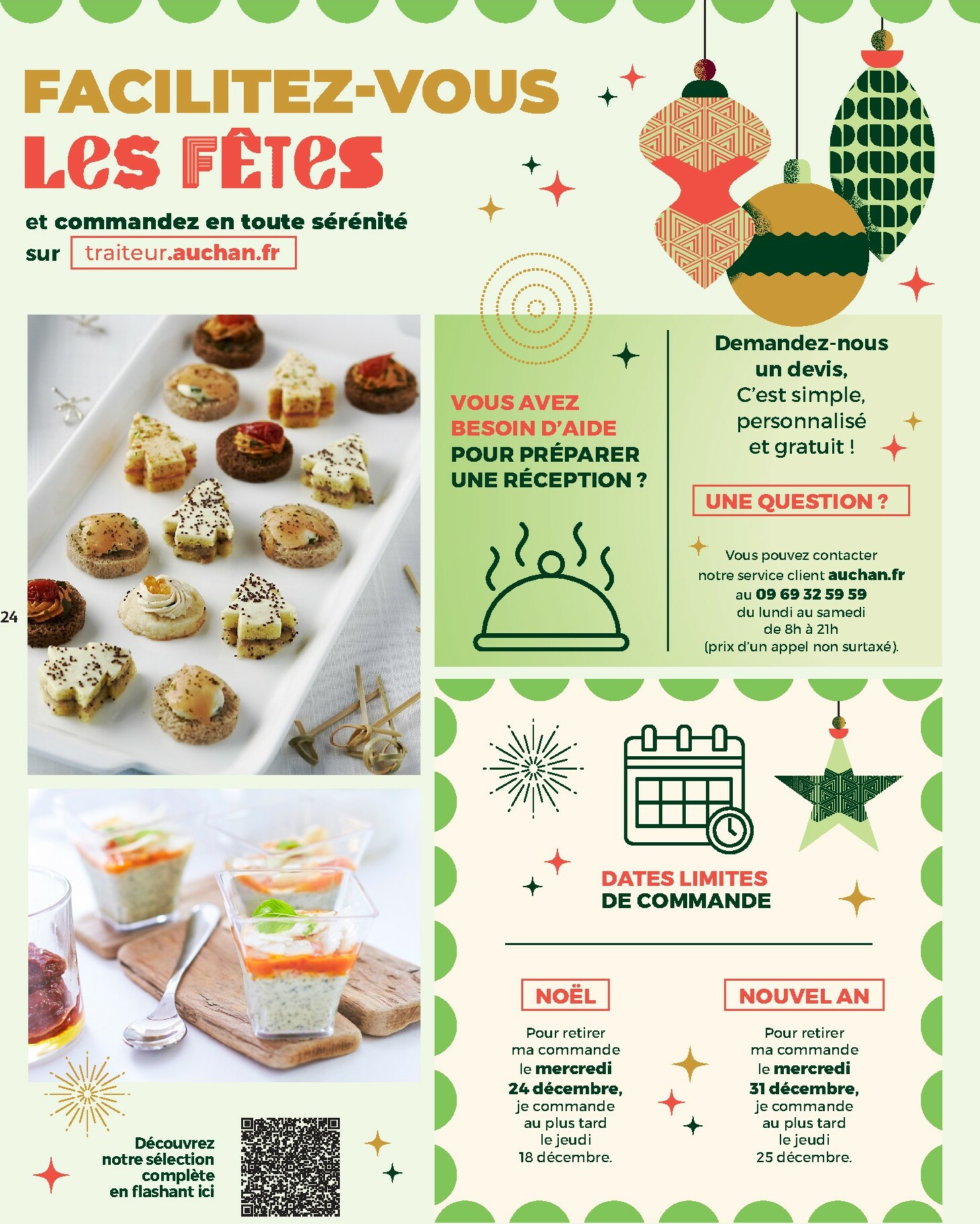 auchan - Catalogue Auchan - Des petits prix, on en a plein dans nos filets valable du 09/12 au 14/12 - page: 24