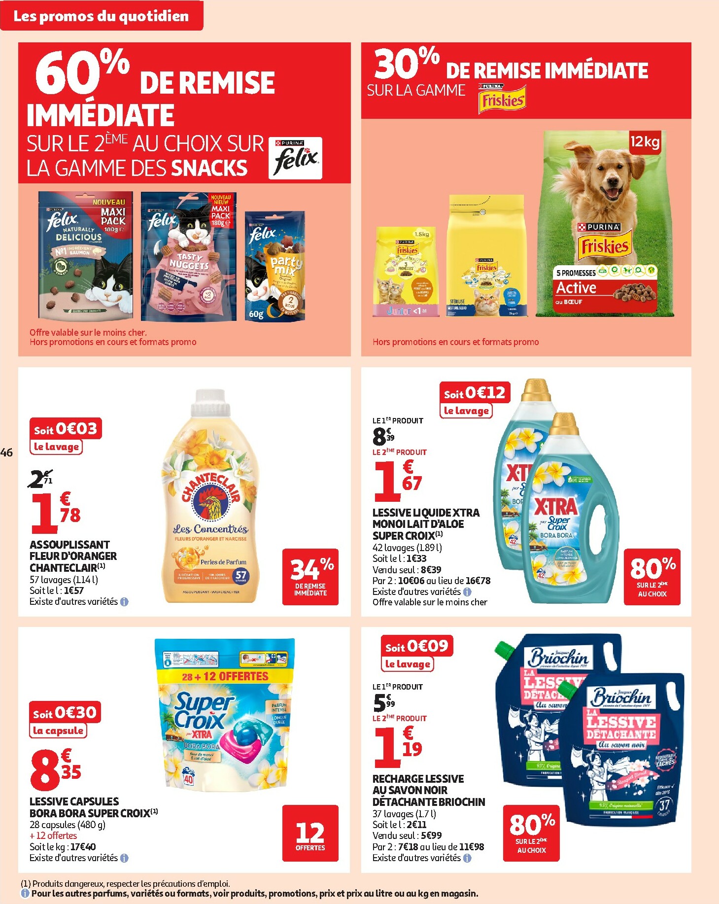 auchan - Catalogue Auchan - Des petits prix, on en a plein dans nos filets valable du 09/12 au 14/12 - page: 46