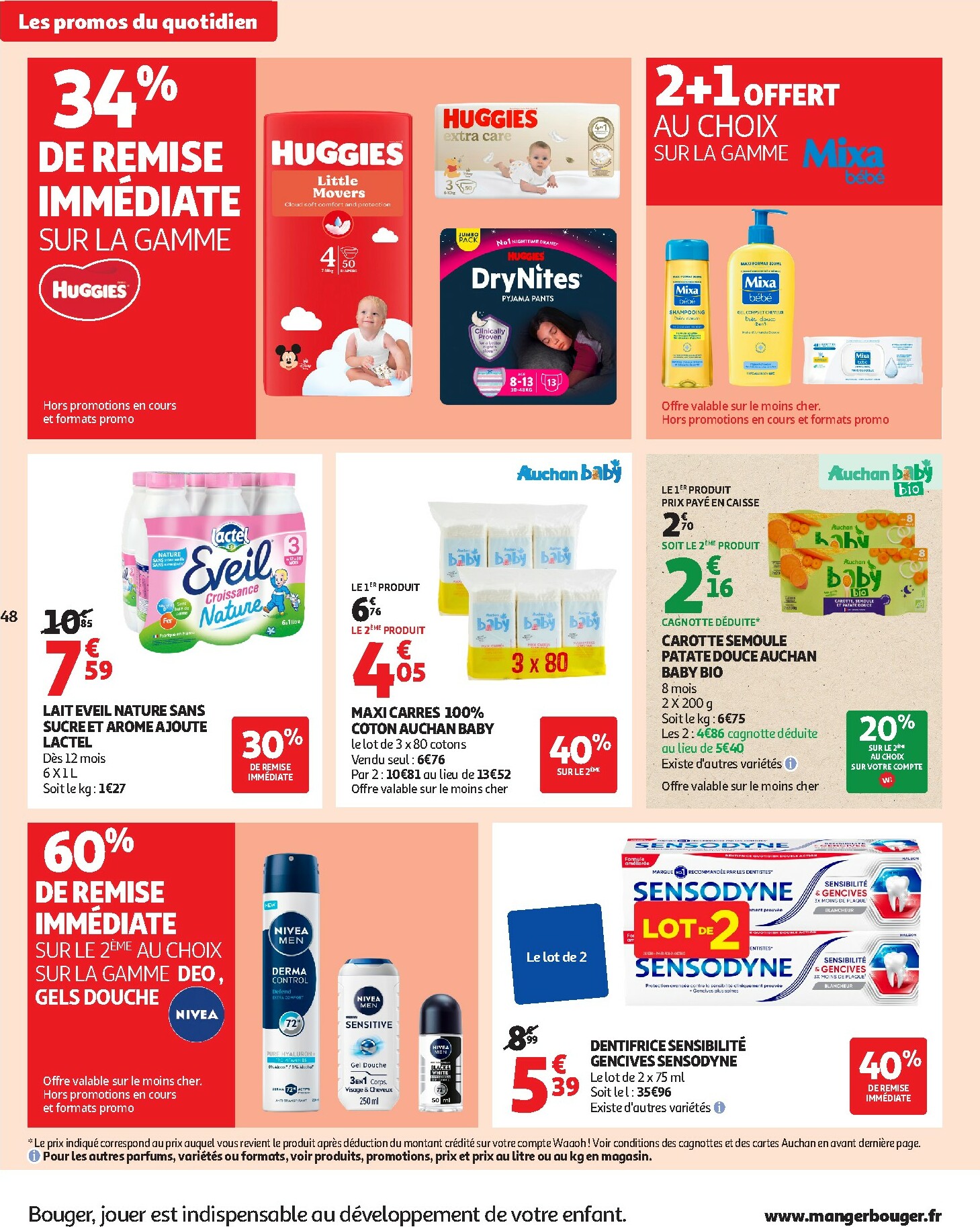 auchan - Catalogue Auchan - Des petits prix, on en a plein dans nos filets valable du 09/12 au 14/12 - page: 48